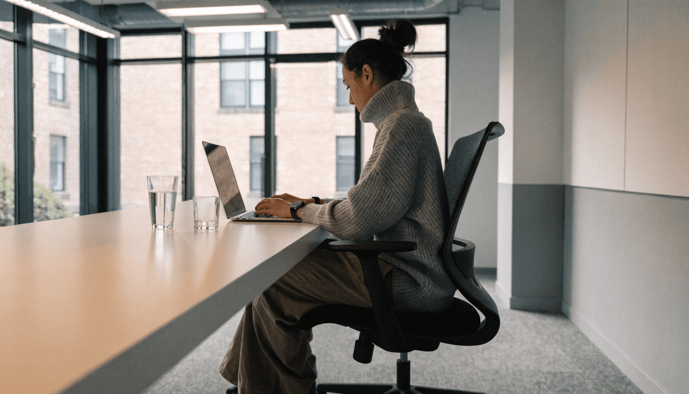 Artificial intelligence analyzing market research data and business performance trends on a digital dashboard