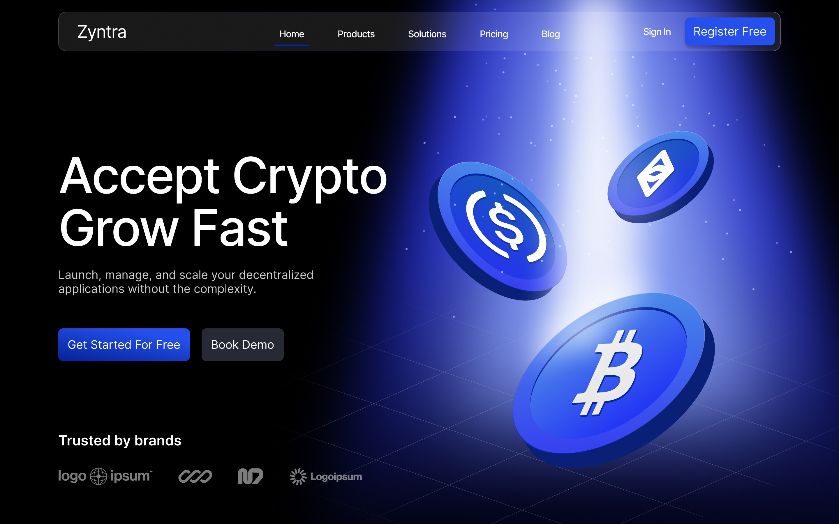 Website design concept