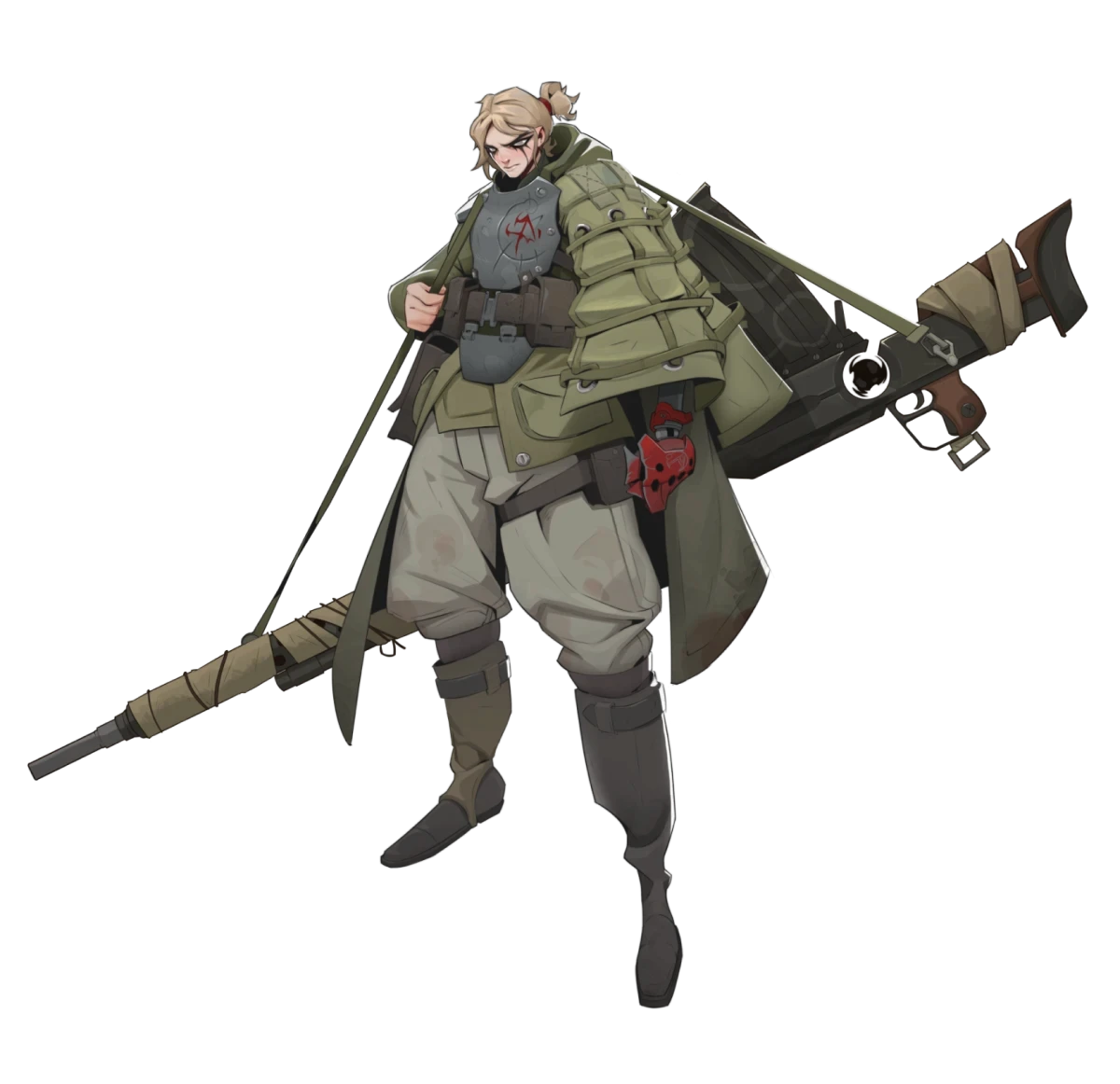 Blind – character concept art by Kuba Fidler