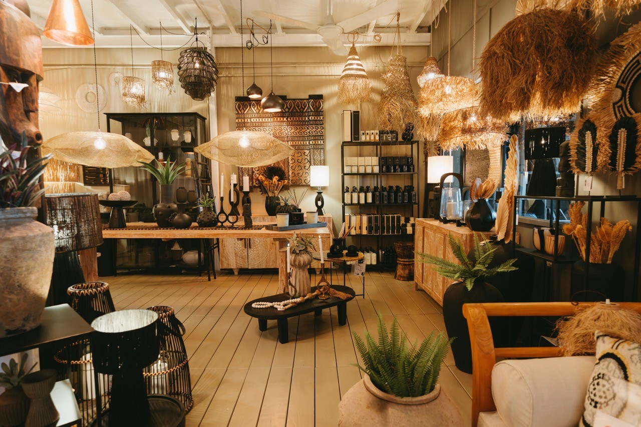 Home Styling Mallorca Shop in Campos mit Interior Design, Möbeln, Leuchten und mediterranen Wohnaccessoires