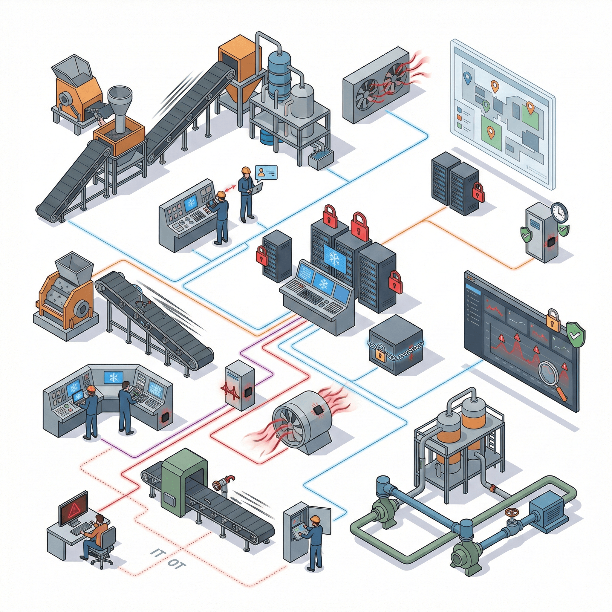 Threats Targeting Mining-Industrial Operations