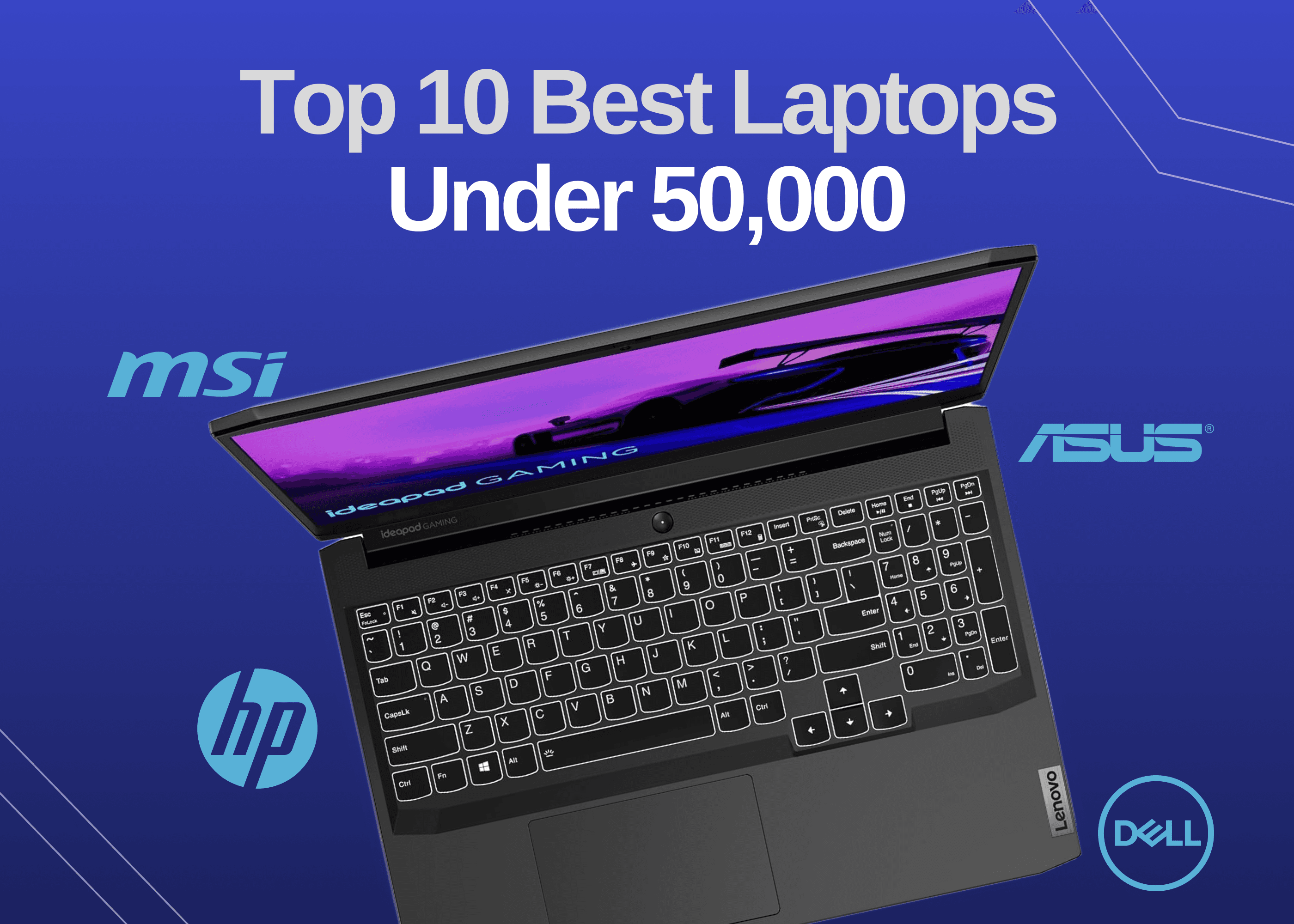 Top 10 Best Laptops Under 50,000