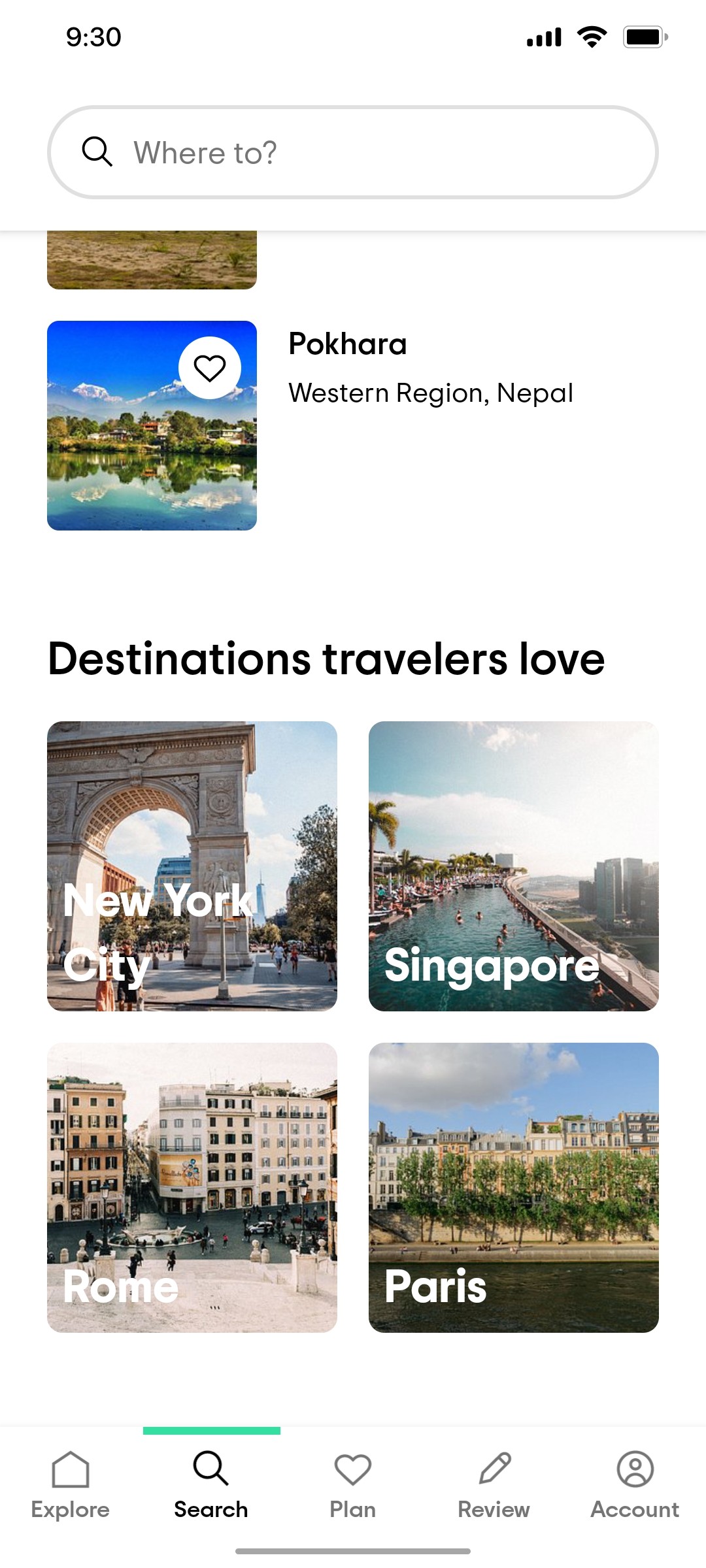 Tripadvisor Search Page 2 Screen