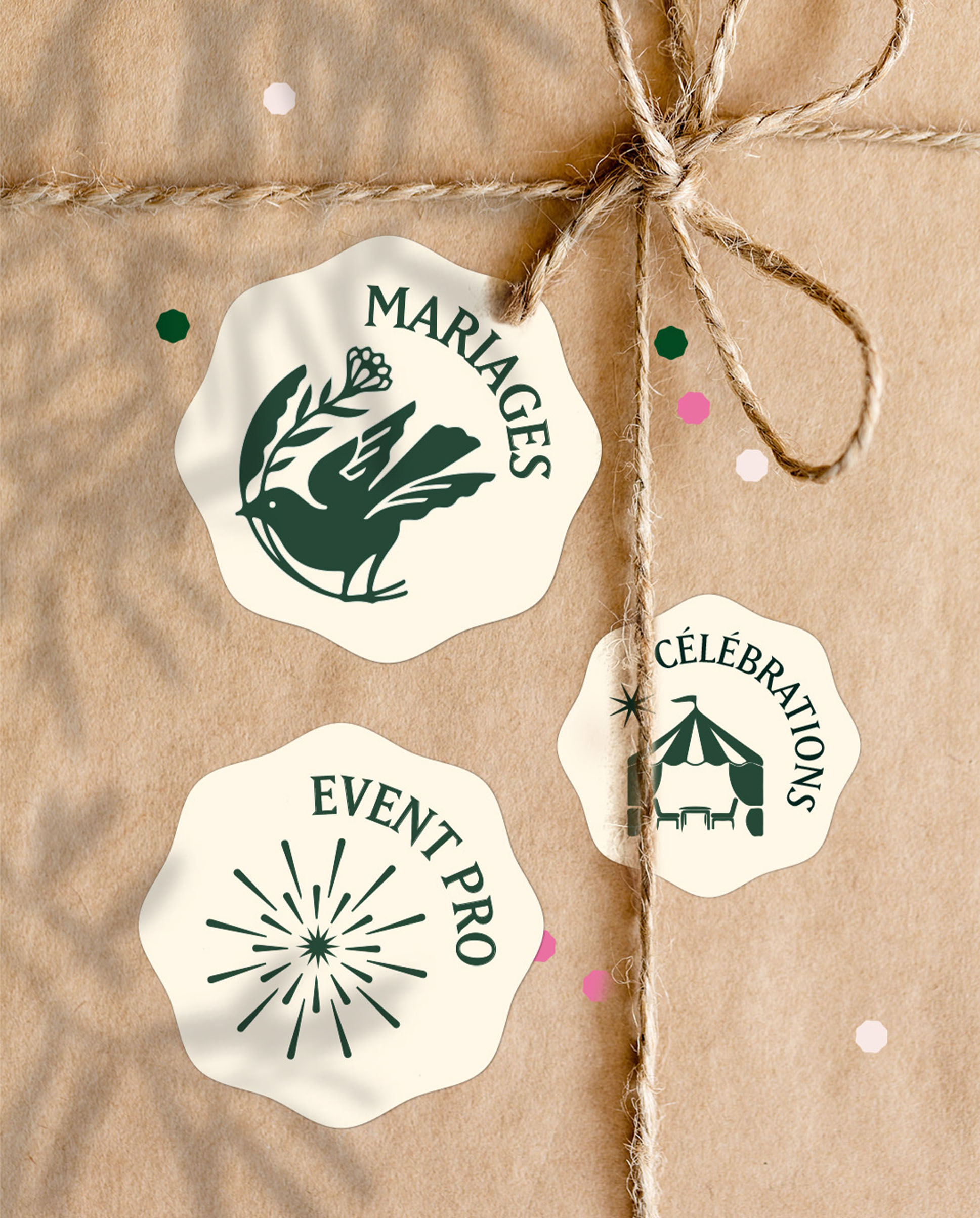 stickers pour les coquettes : event pro, célébrations, mariages