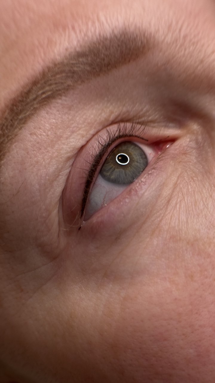 Eyeliner Enhancement permanent makeup after Boston