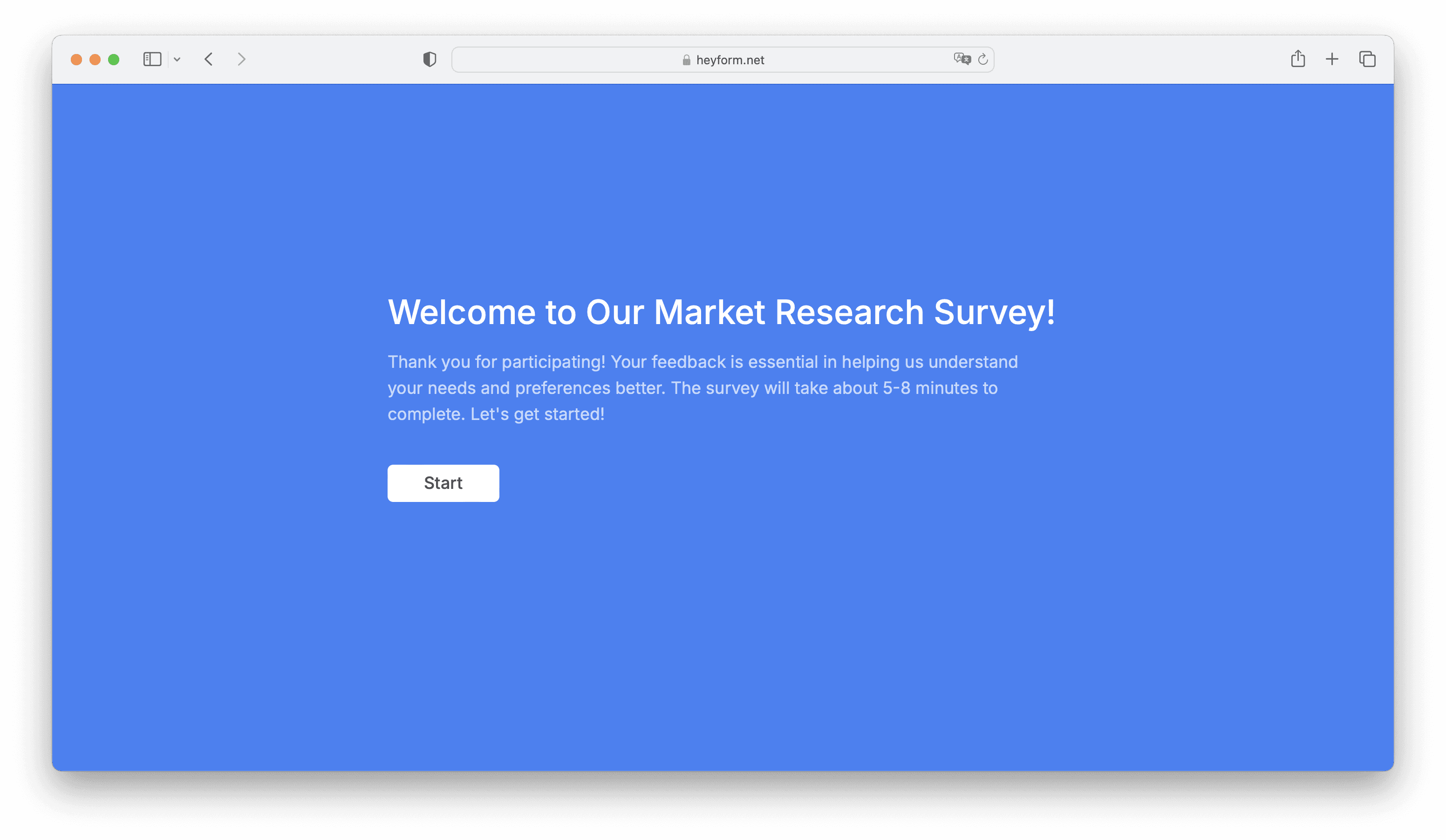 Product Research Survey