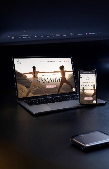 Black plastic pouch on velvet