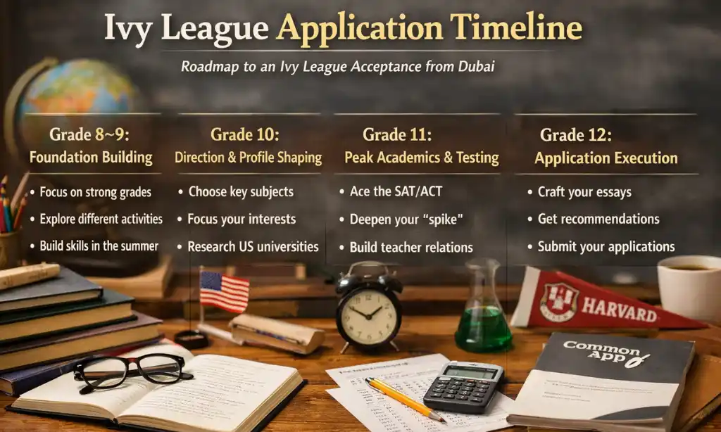 ivy league application timeline