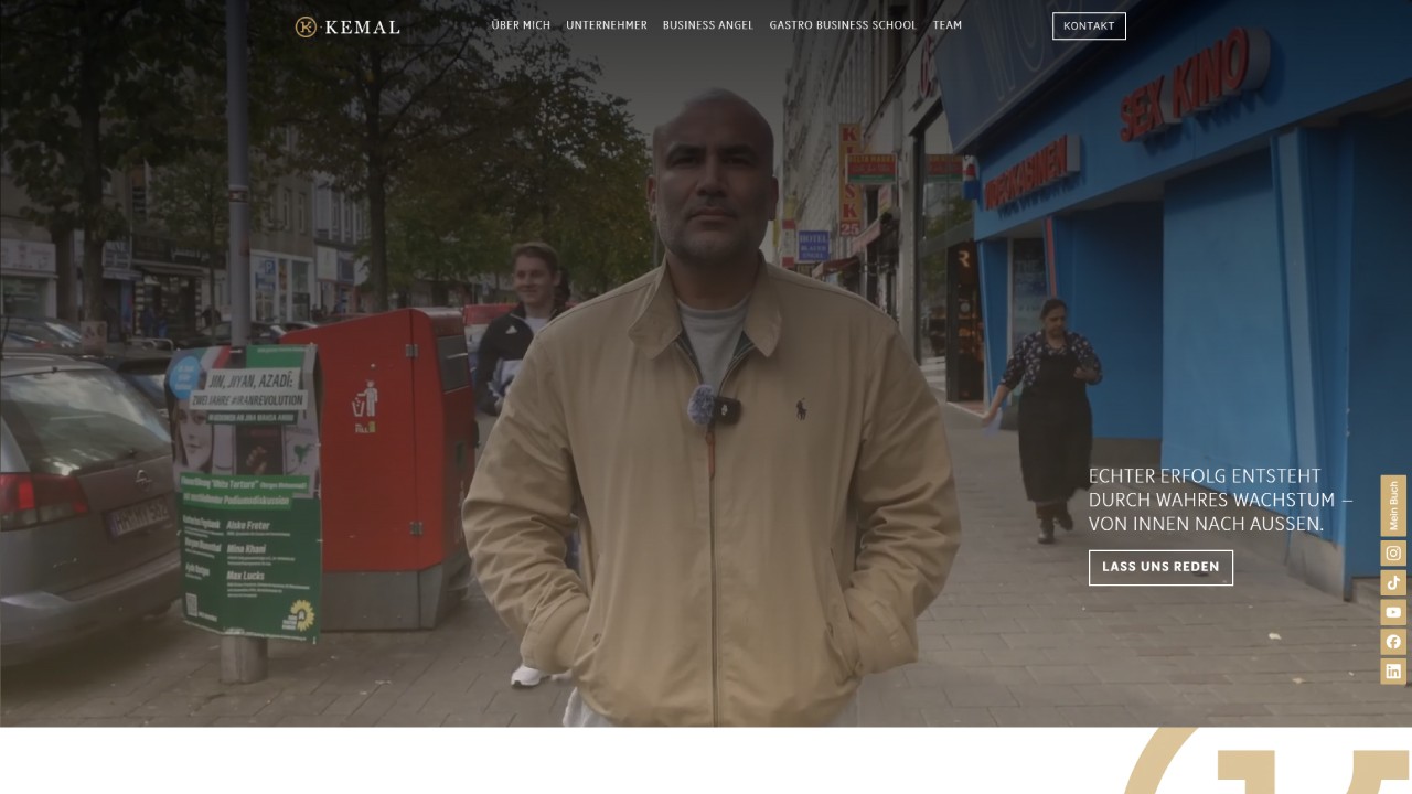 Kemal Üres Startseite Landing Screen