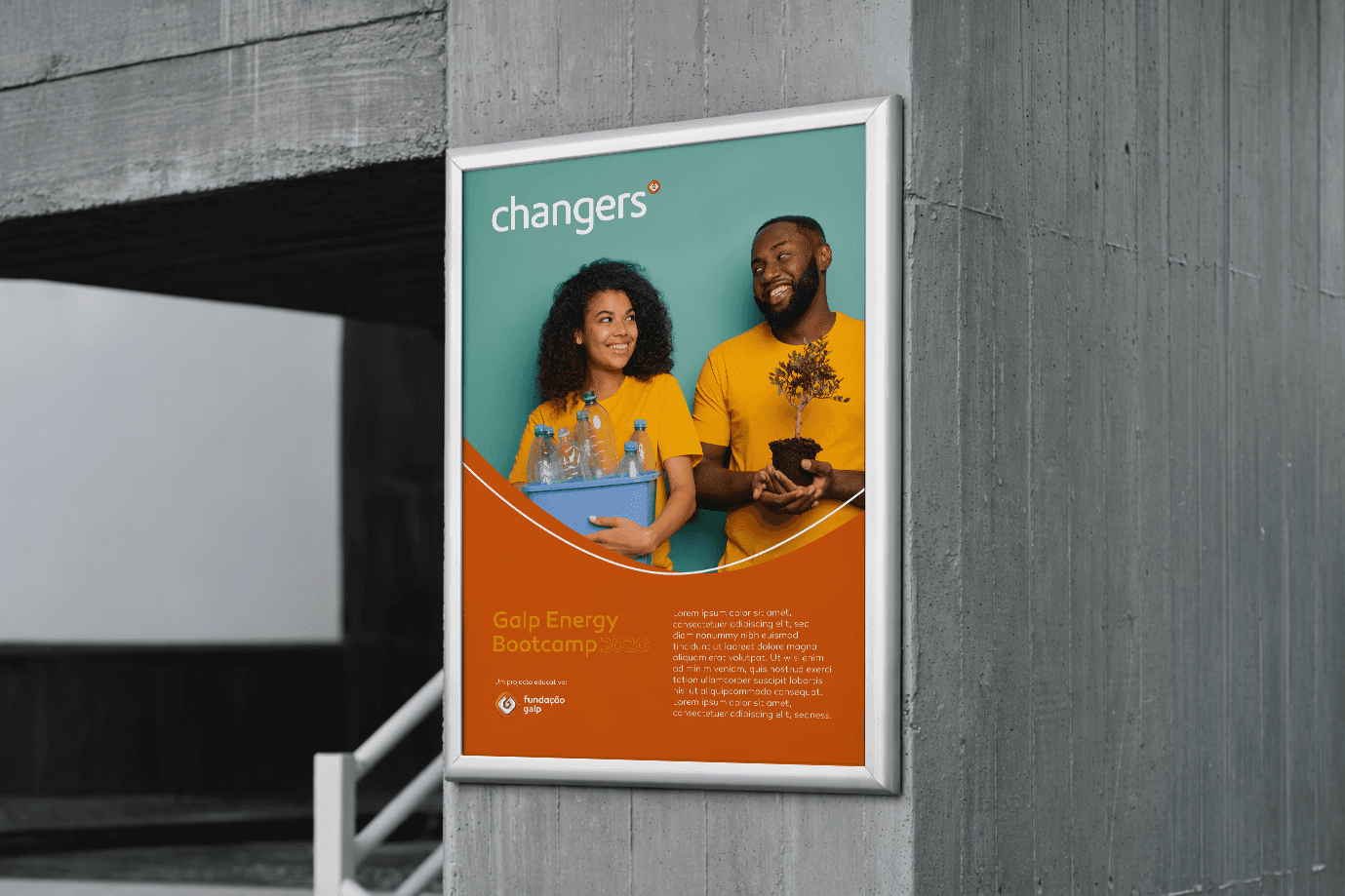 Drink can mockup showcasing modern black and white coffee packaging design