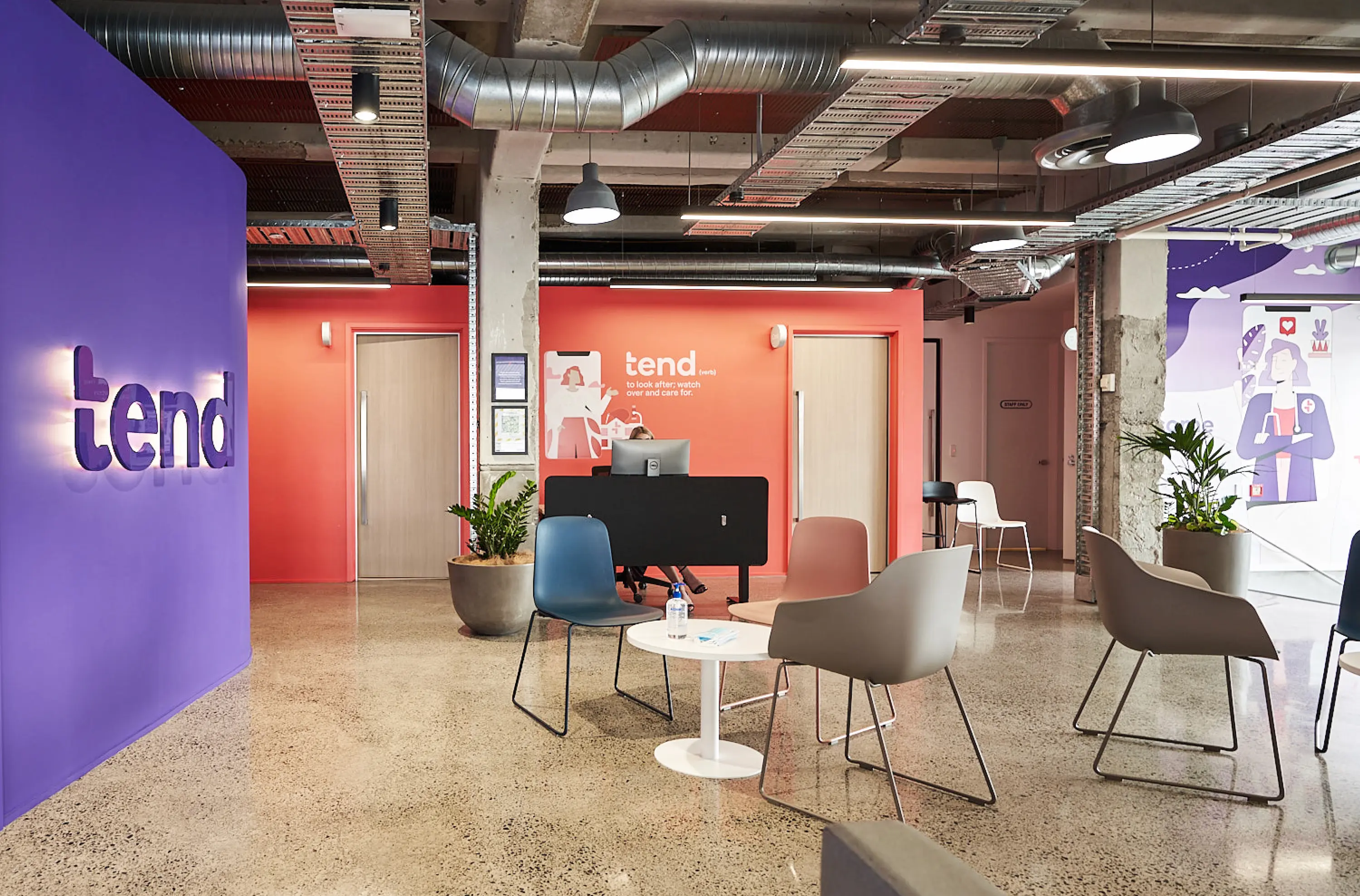 Image of Brand Experience work for Tend