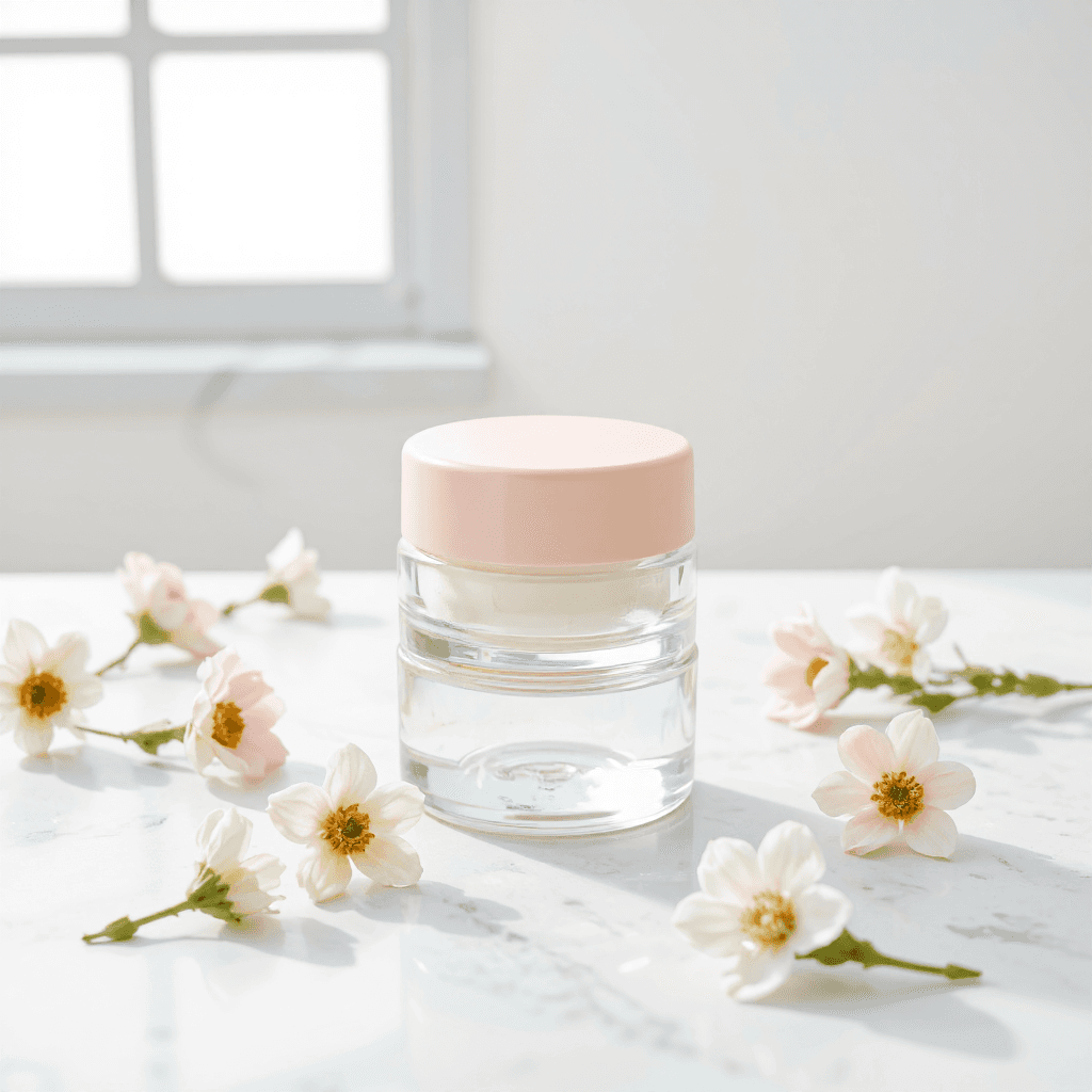 product photography of a jar of lip sleeping mask