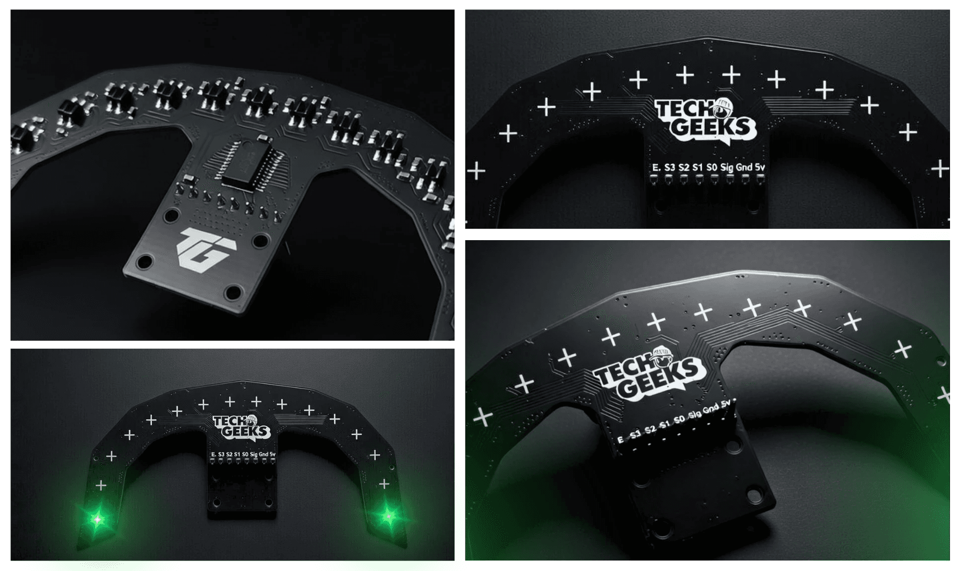 ARC16 16-channel sensor close-up – channel spacing and IR LED alignment