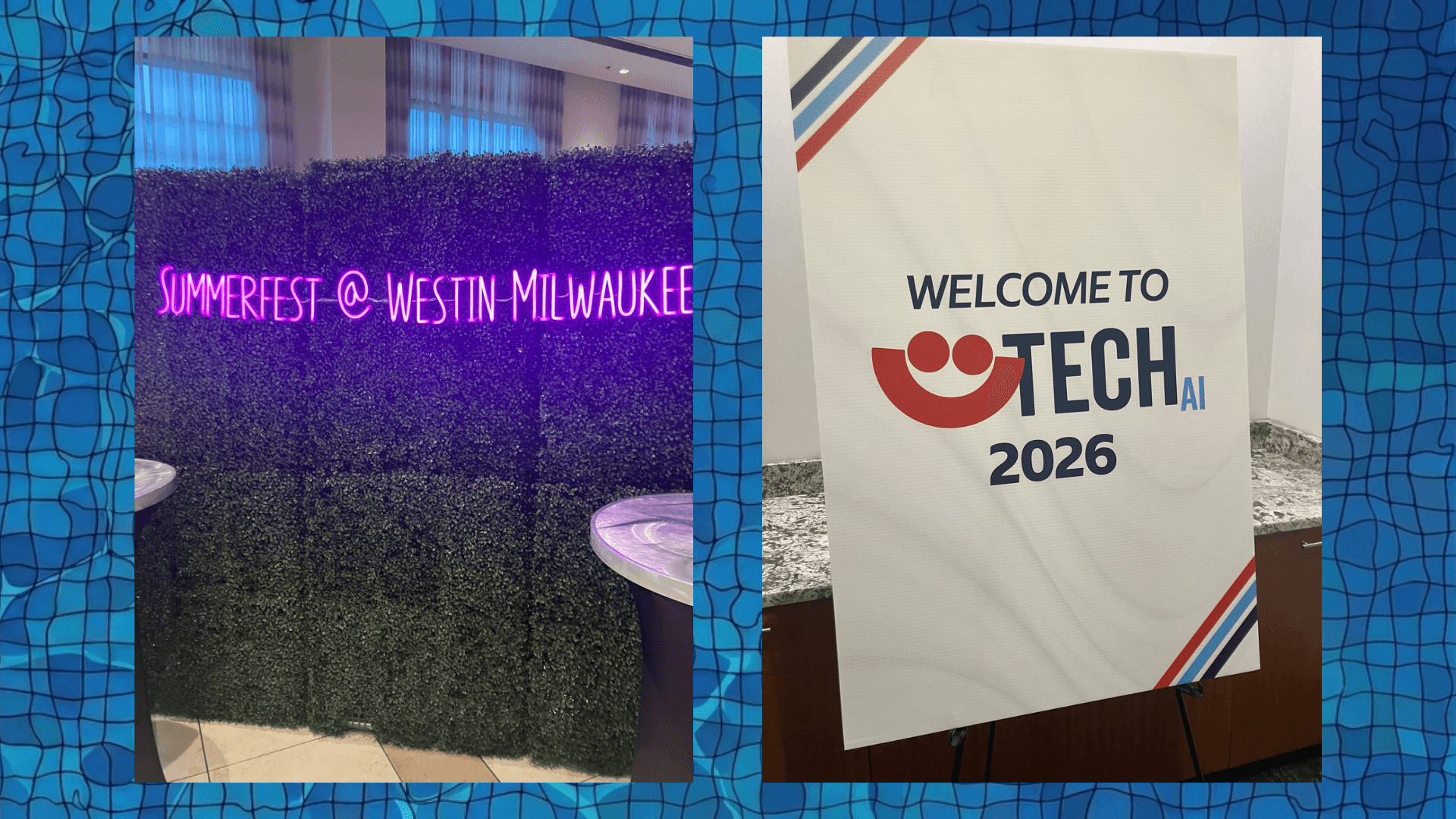 collage of photos from summerfest tech ai