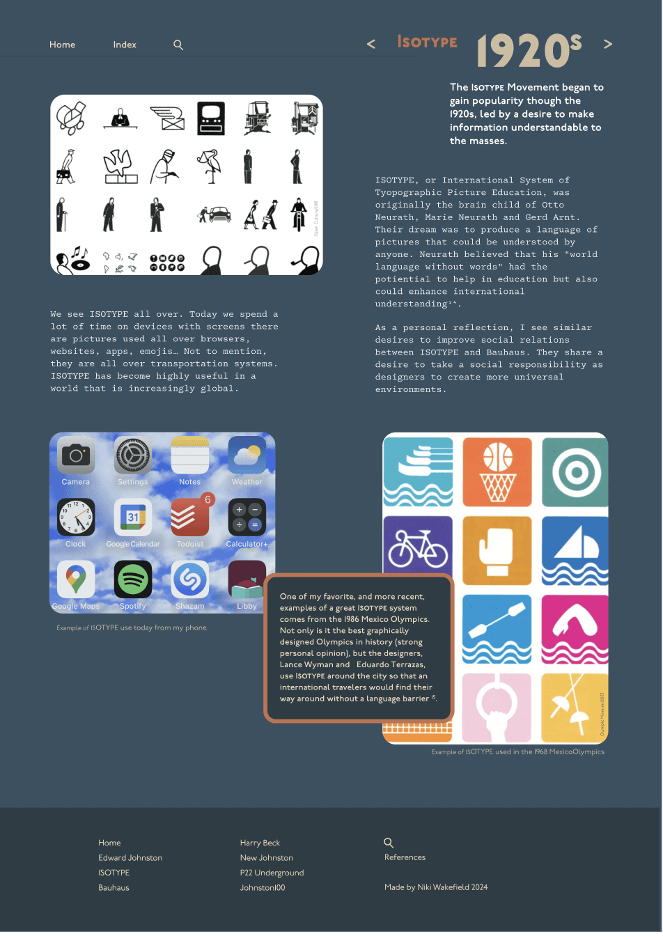 Early iteration 1920 page