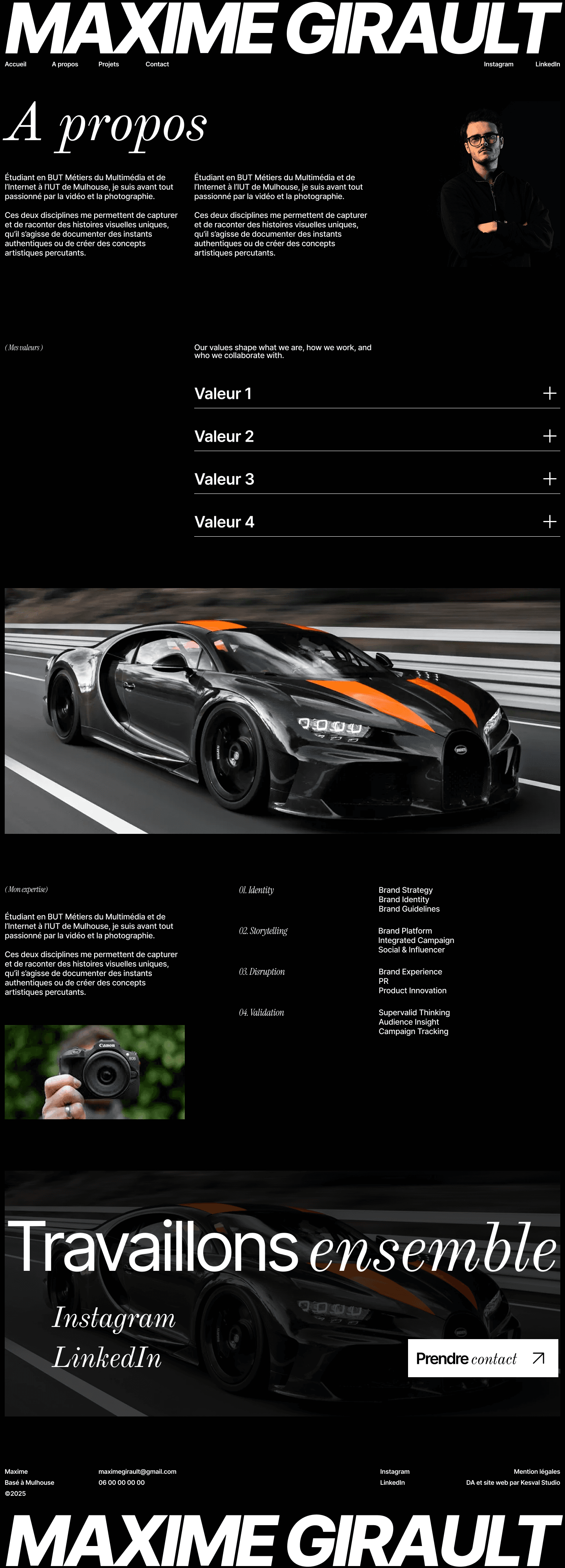 Projet UX/UI et web design moderne réalisé avec Figma, présentant une interface claire, interactive et centrée sur l’expérience utilisateur.