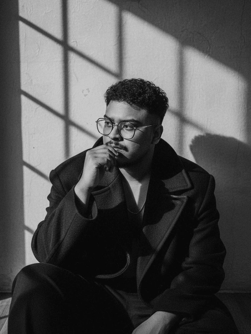 Portrait of portfolio creator