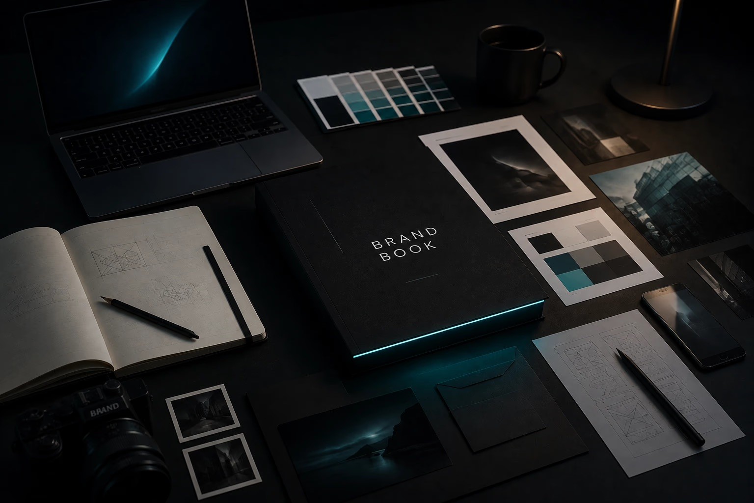 Brand book mockup