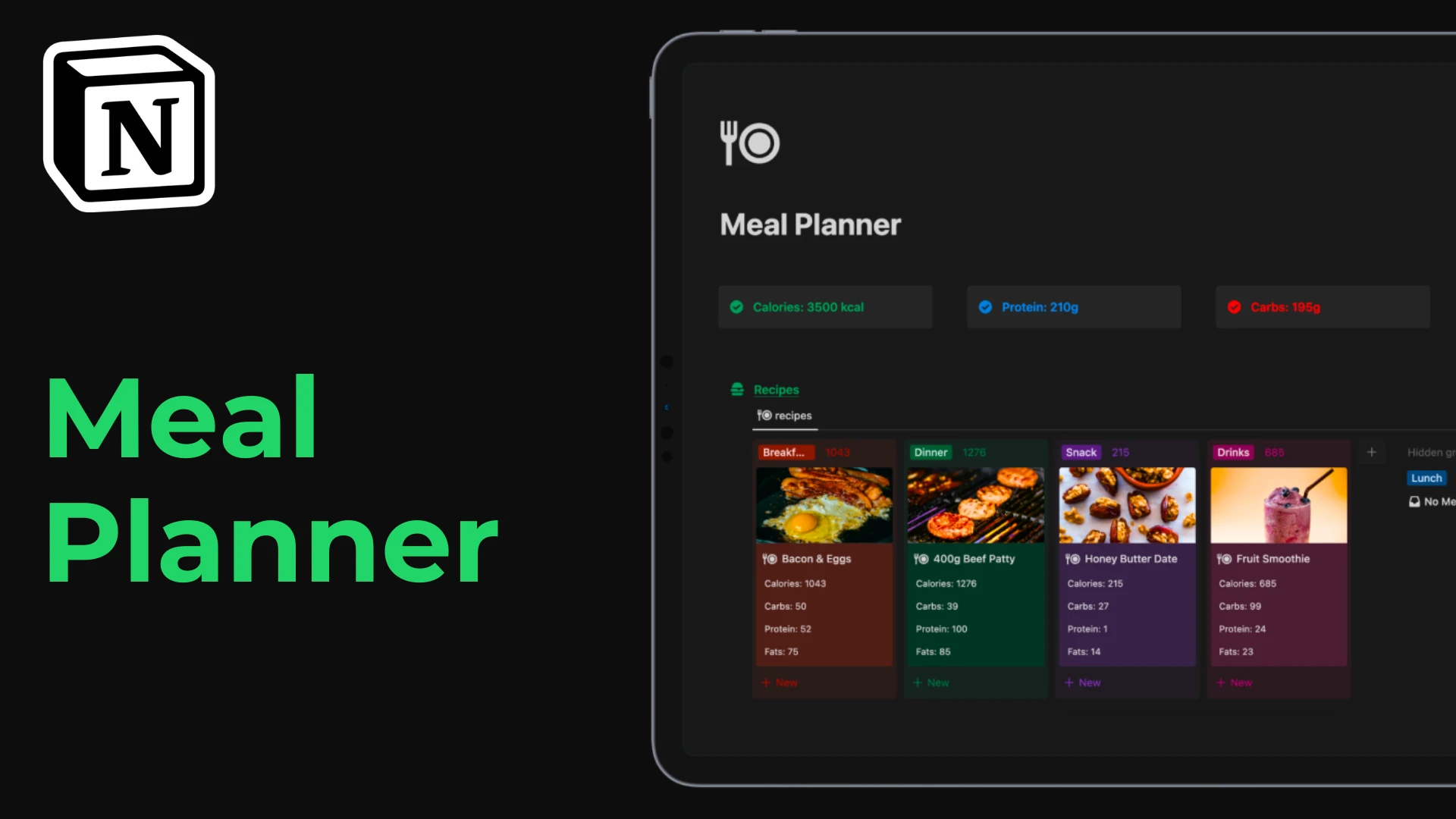 10 Best Notion Meal Planner Templates