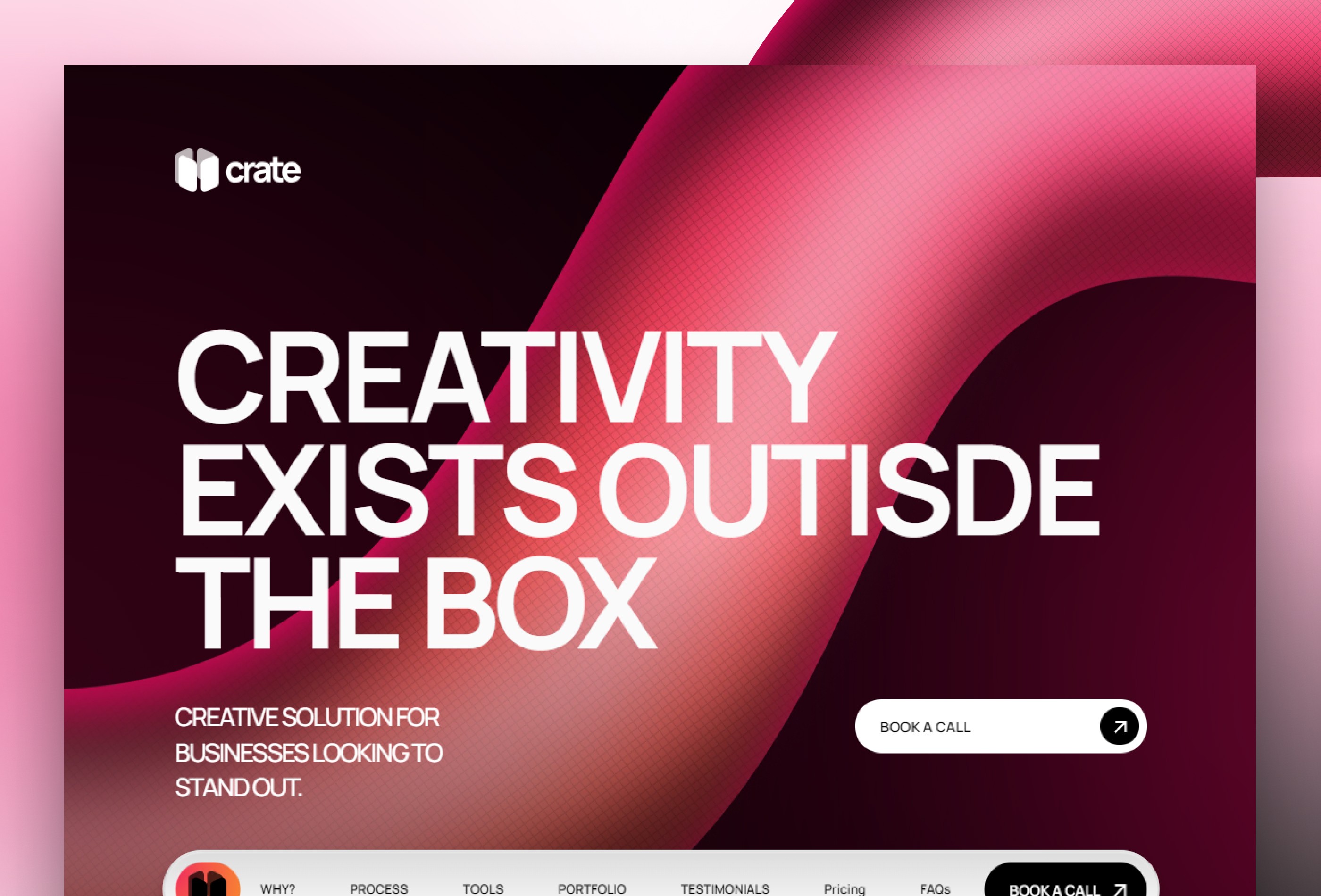 Crate — 创意机构官网设计灵感