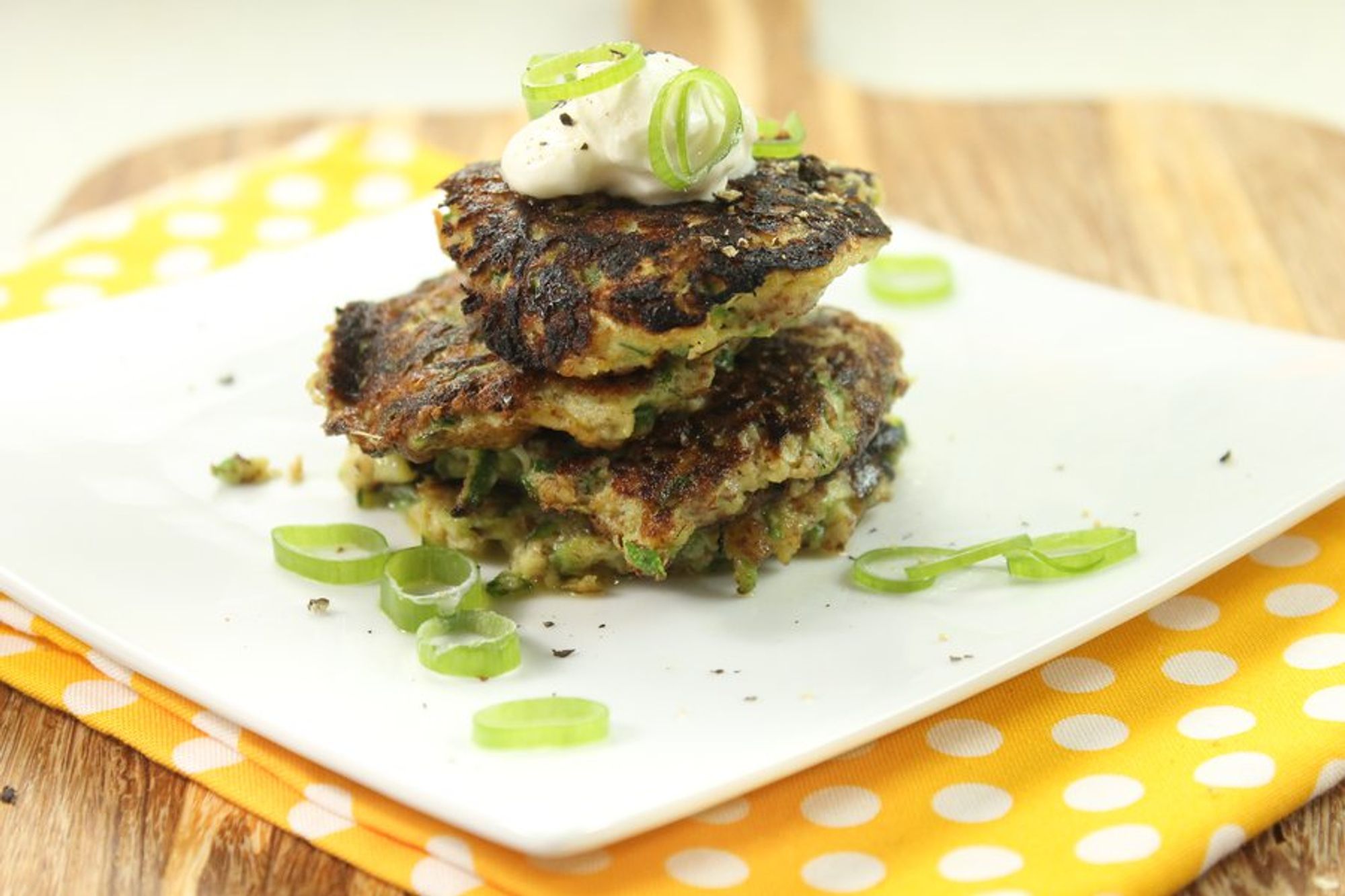 ready to eat zucchini pancakes