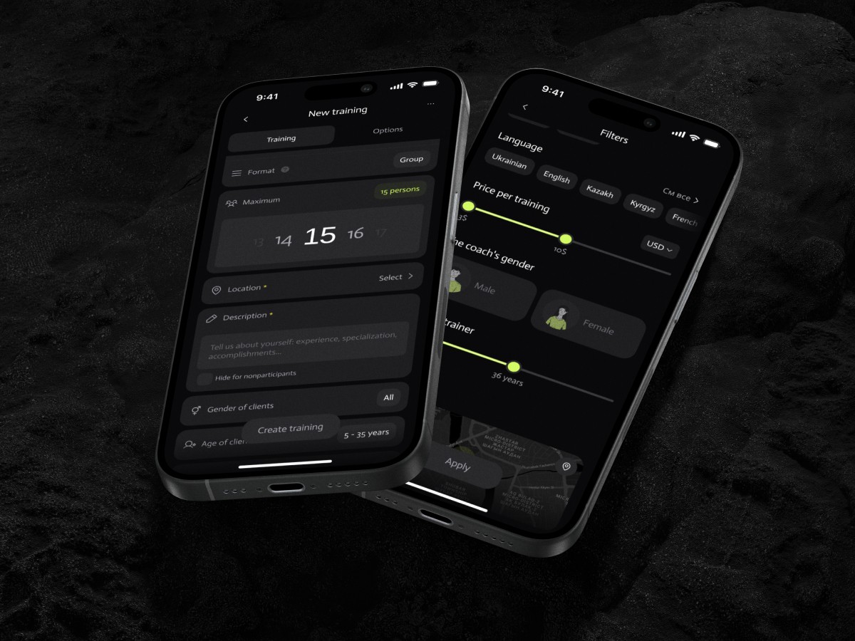 An example of the Work&Go website interface, developed by Codeska