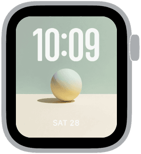 easter minimal Apple Watch face preview 1 featuring gradient, modern, easter, and spring.