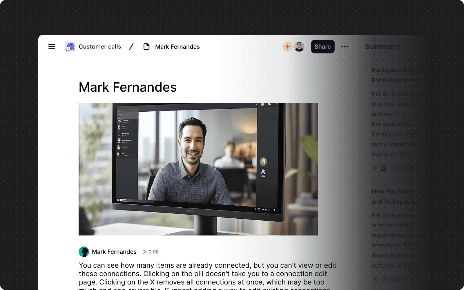 UX research and user interview for Parmind