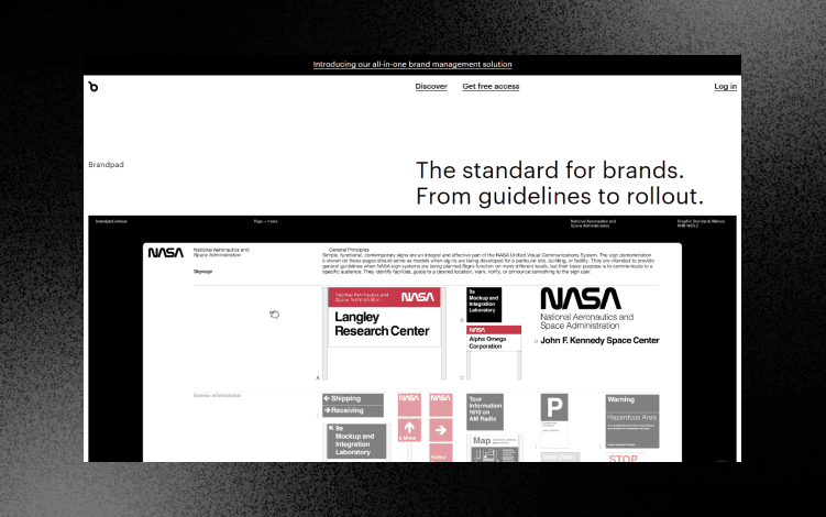 Brandpad landing page