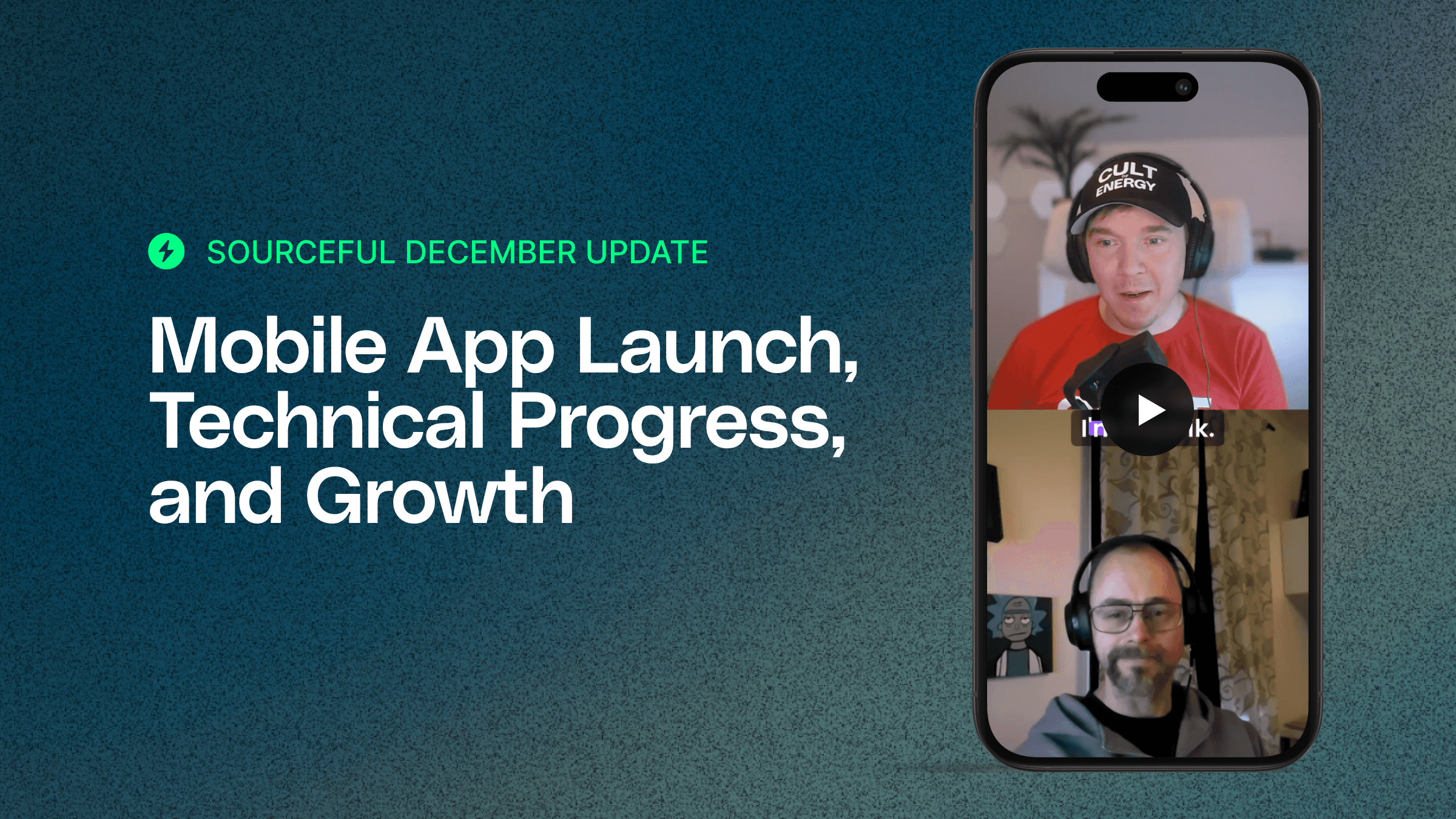 Mobile App Launch, Technical Progress, and Growth