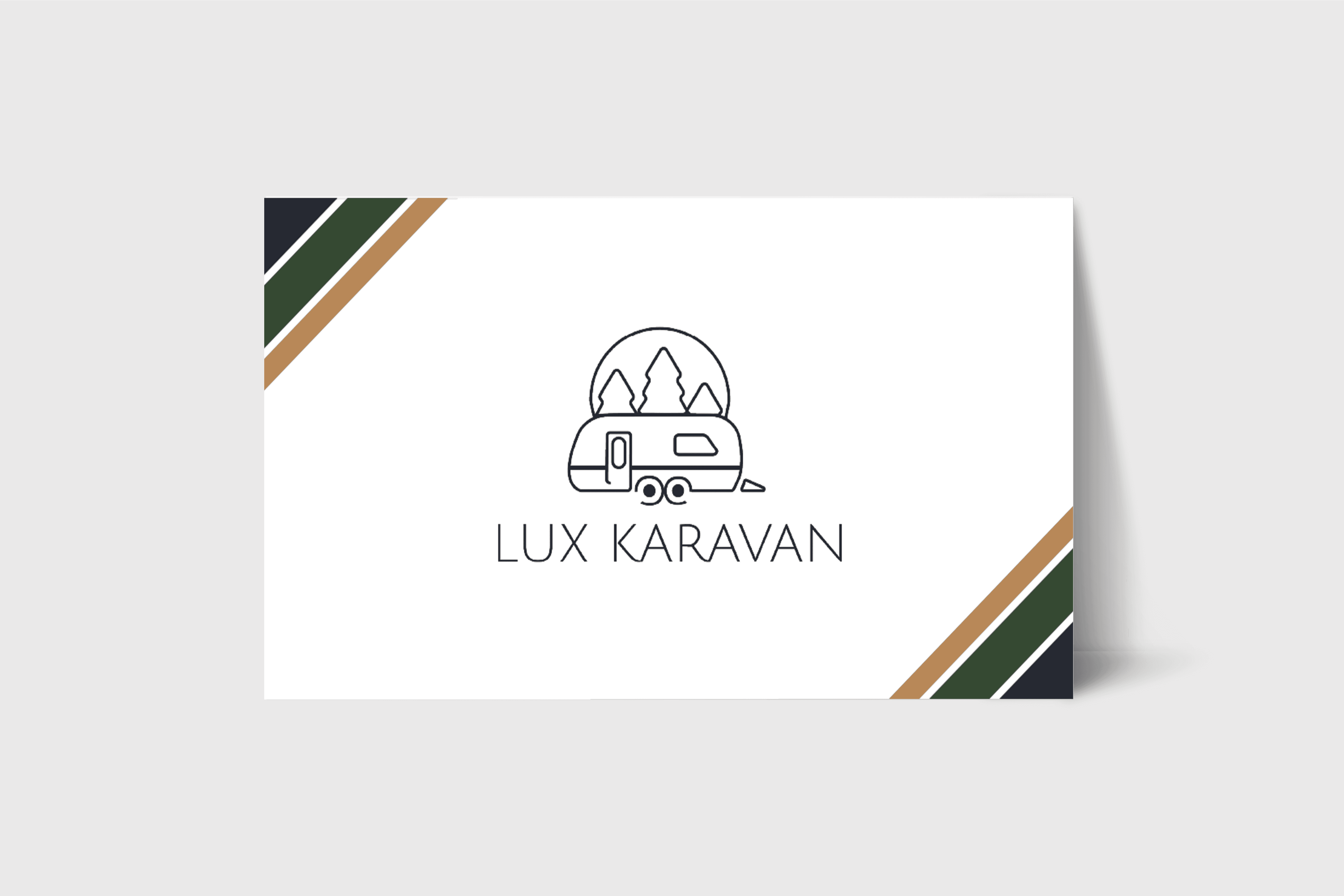 Minimalistik ärikaardi mockup