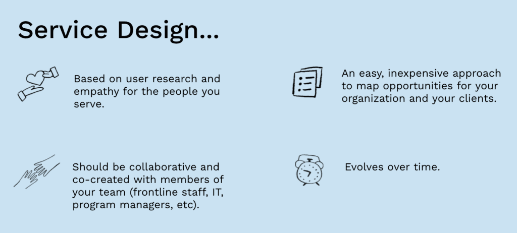 accessible and client centered service design