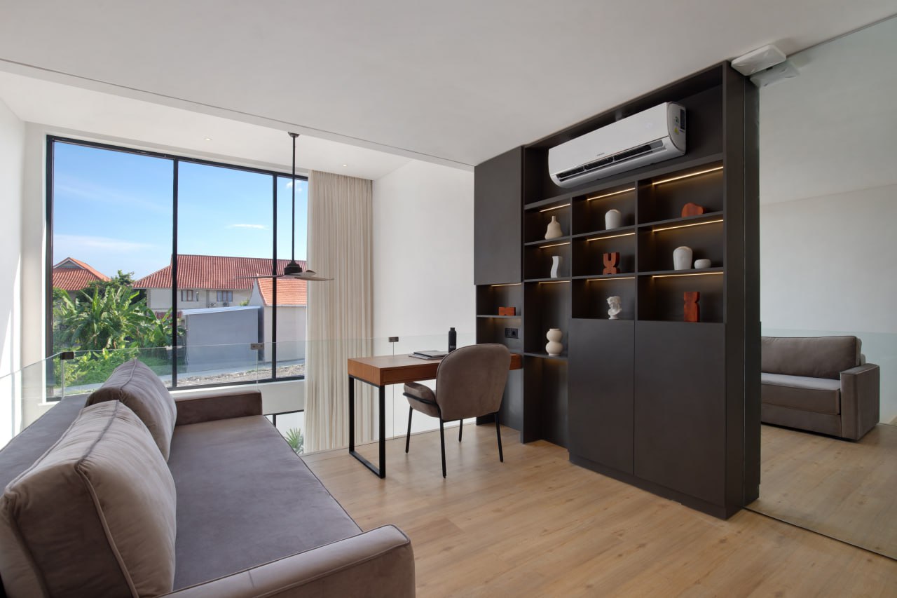 Completed 2-bedroom townhouse in Canggu, located 800 meters from the ocean