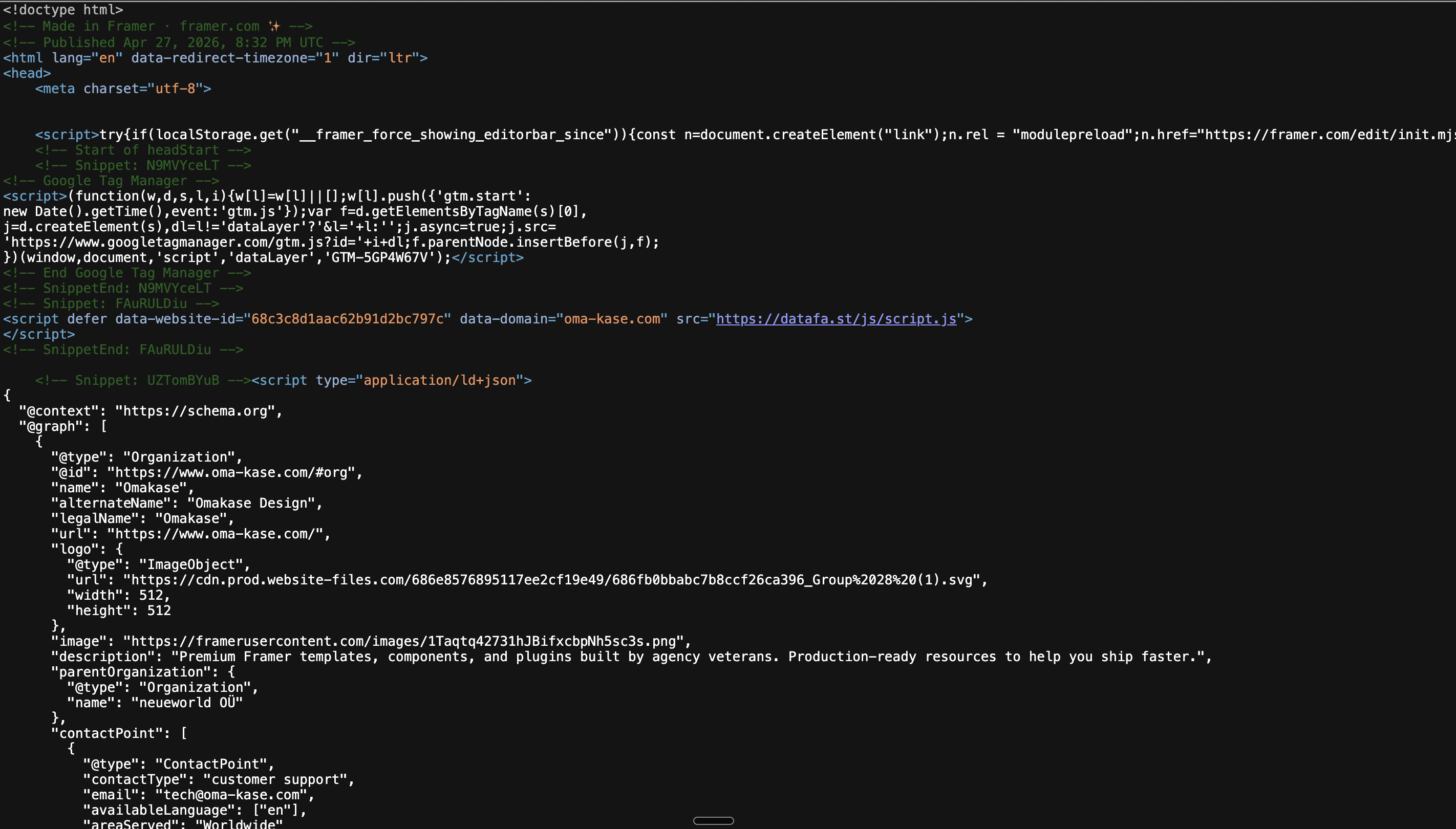 View Page Source Screenshot