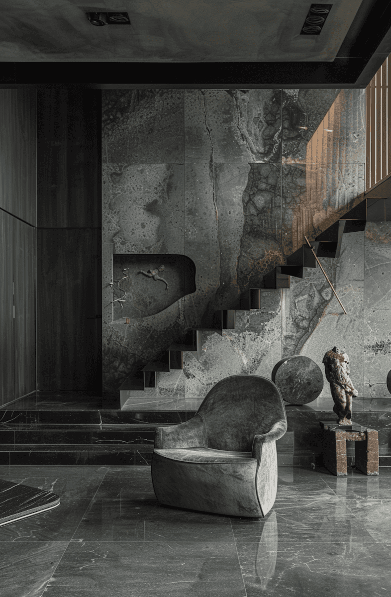 A living room with a couch, coffee table and television