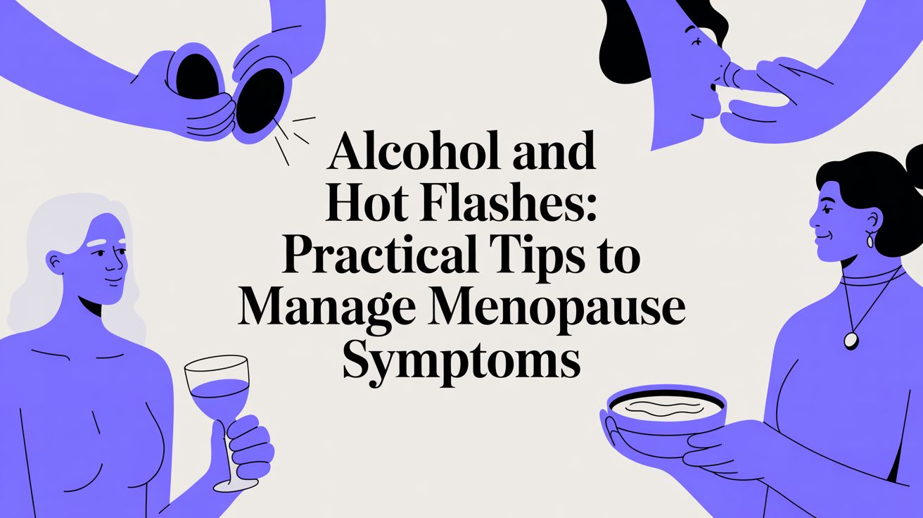 Alcohol and hot flashes: Practical tips to manage menopause symptoms