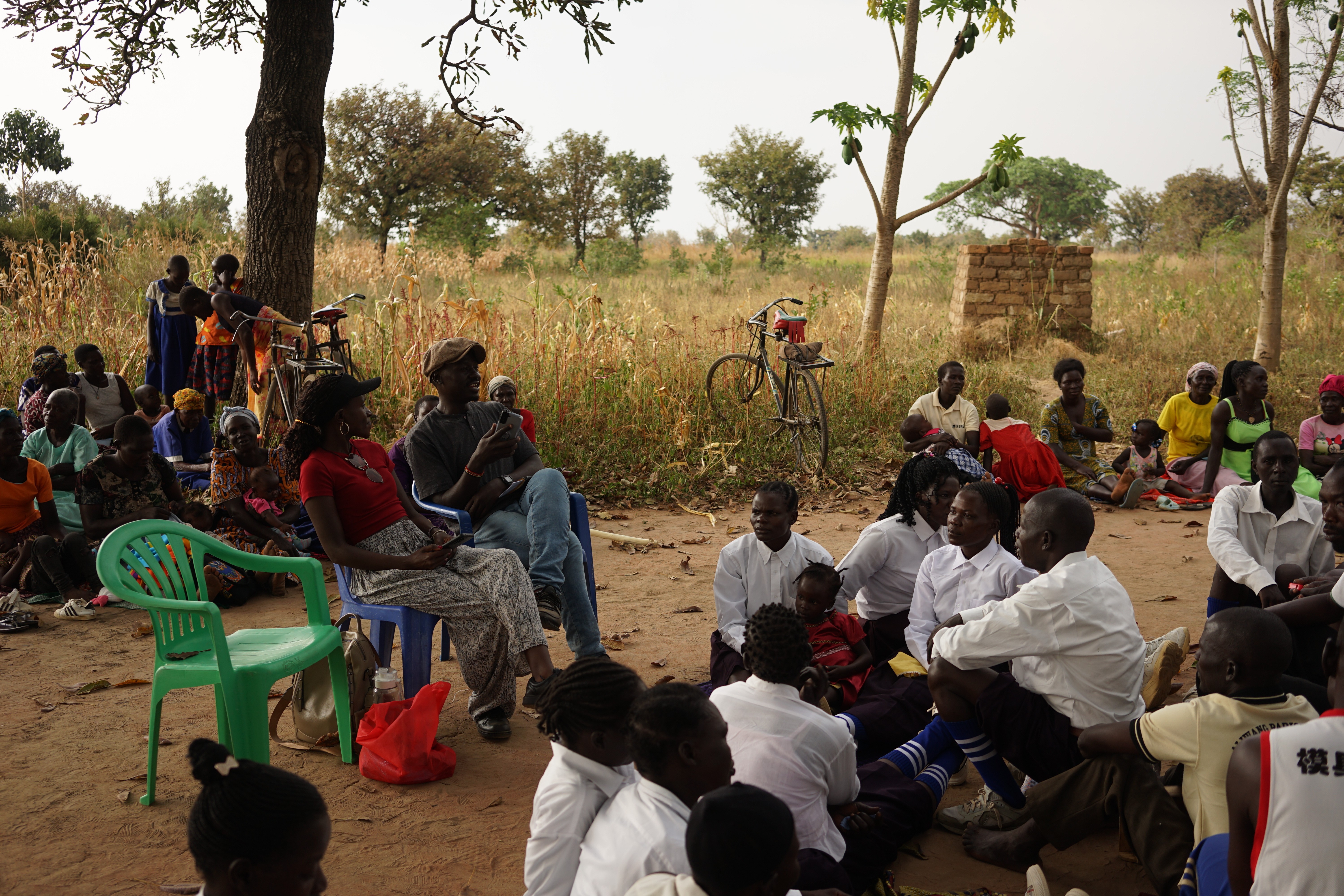 Ojok with Shea Producers - Uganda