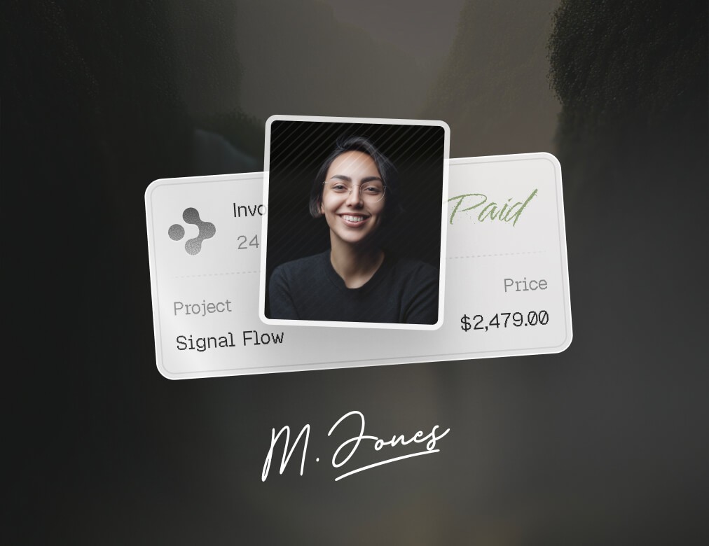 Selected candidate profile highlighted with a checkmark badge