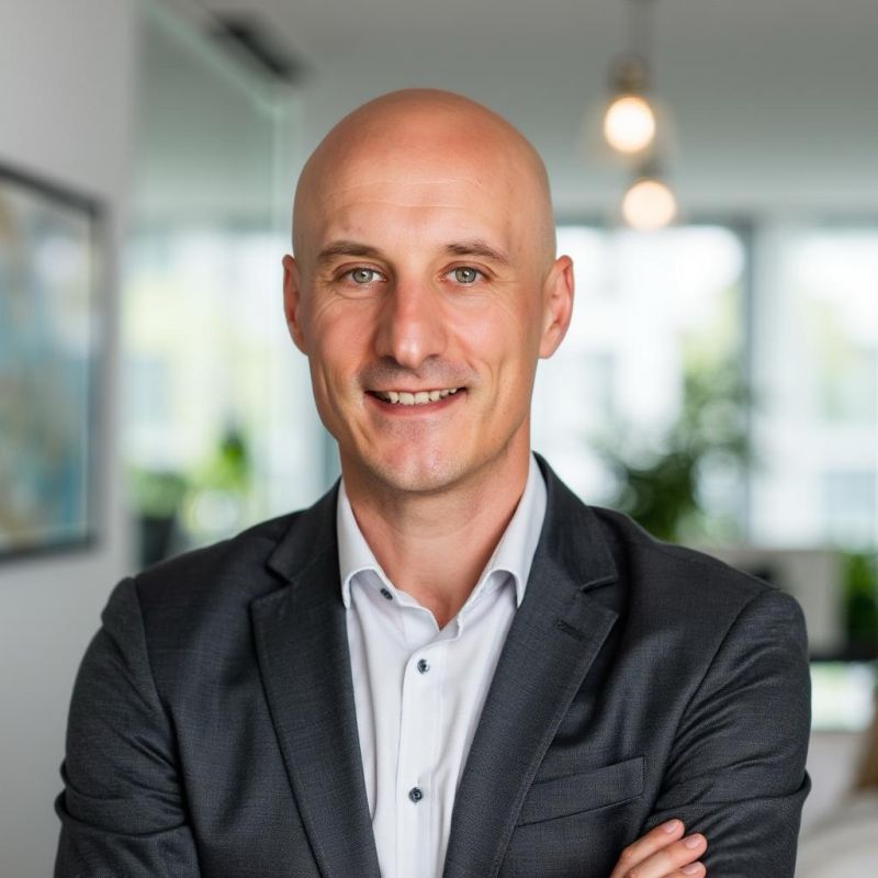 Photo of Florian Dürr, VP Digital & AI Transformation at Eberspächer