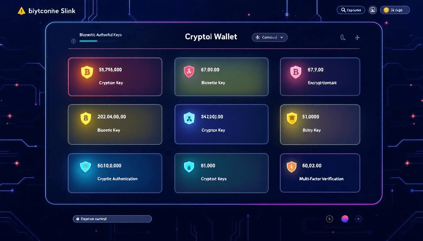 The image displays a digital wallet interface featuring keys and security elements, essential for managing bitcoin transactions and ensuring secure transactions within the bitcoin network. It highlights the importance of public and private keys in the bitcoin system, which allows users to send and receive bitcoin safely.