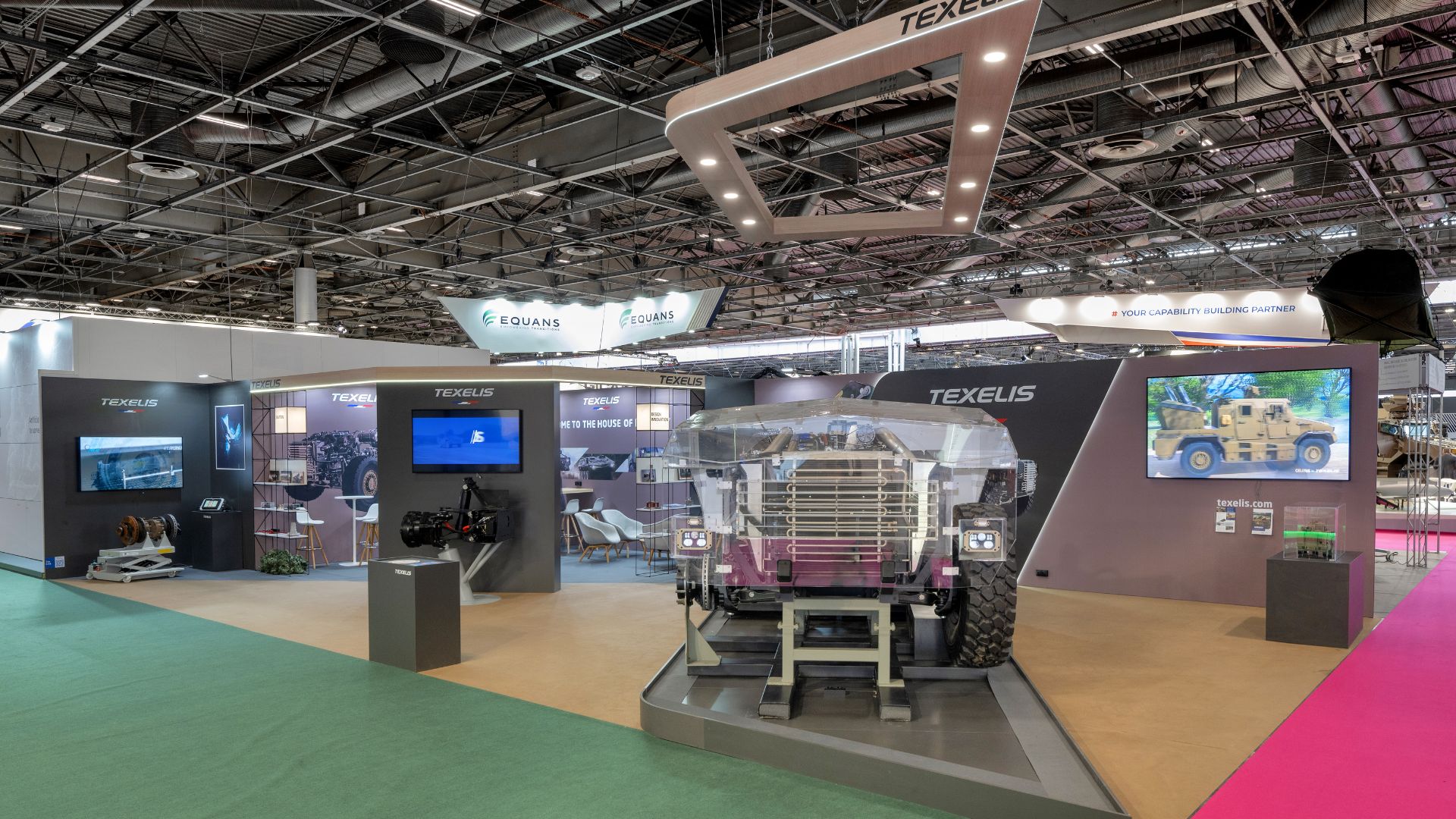 Stand Texelis par Expace Eurosatory