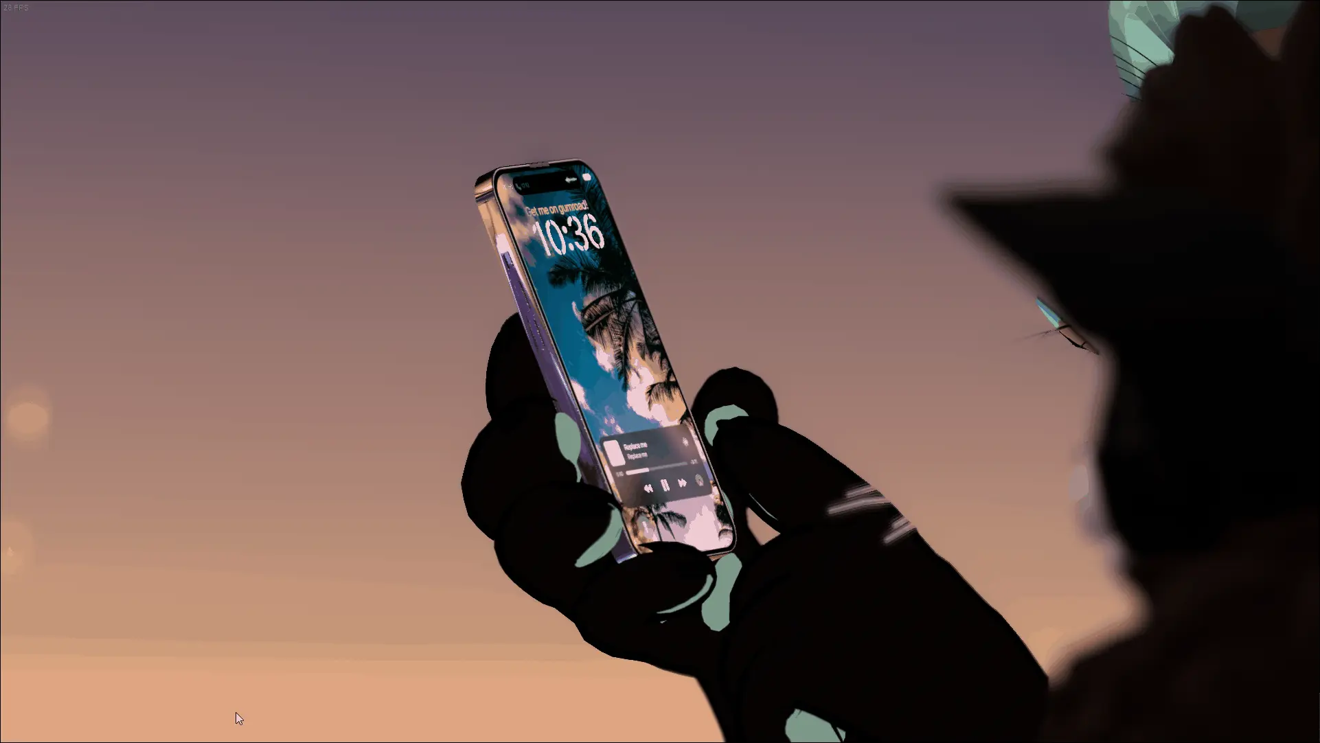 Yeusepe Touching the VRCPhone