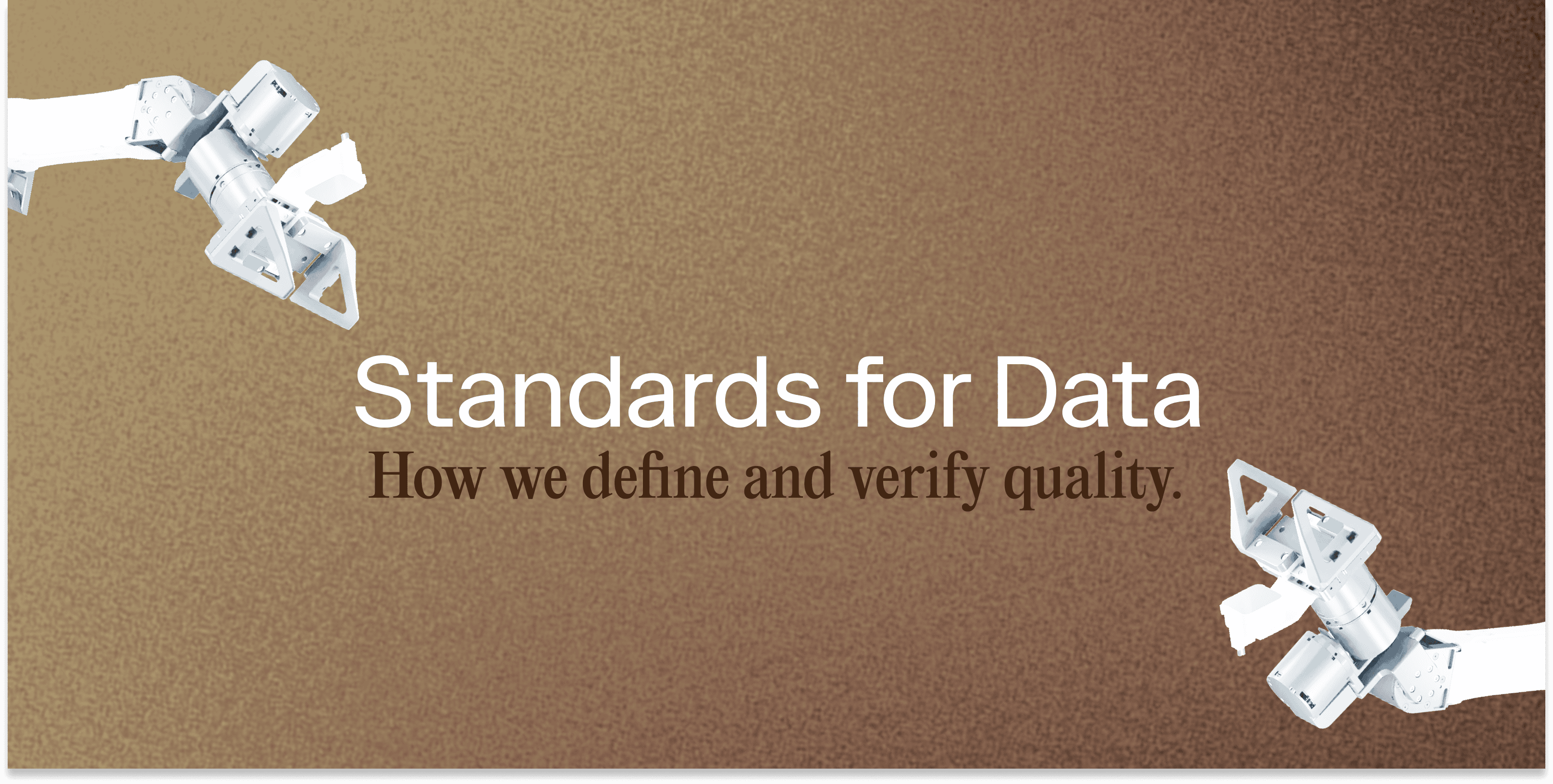 Standards for Data