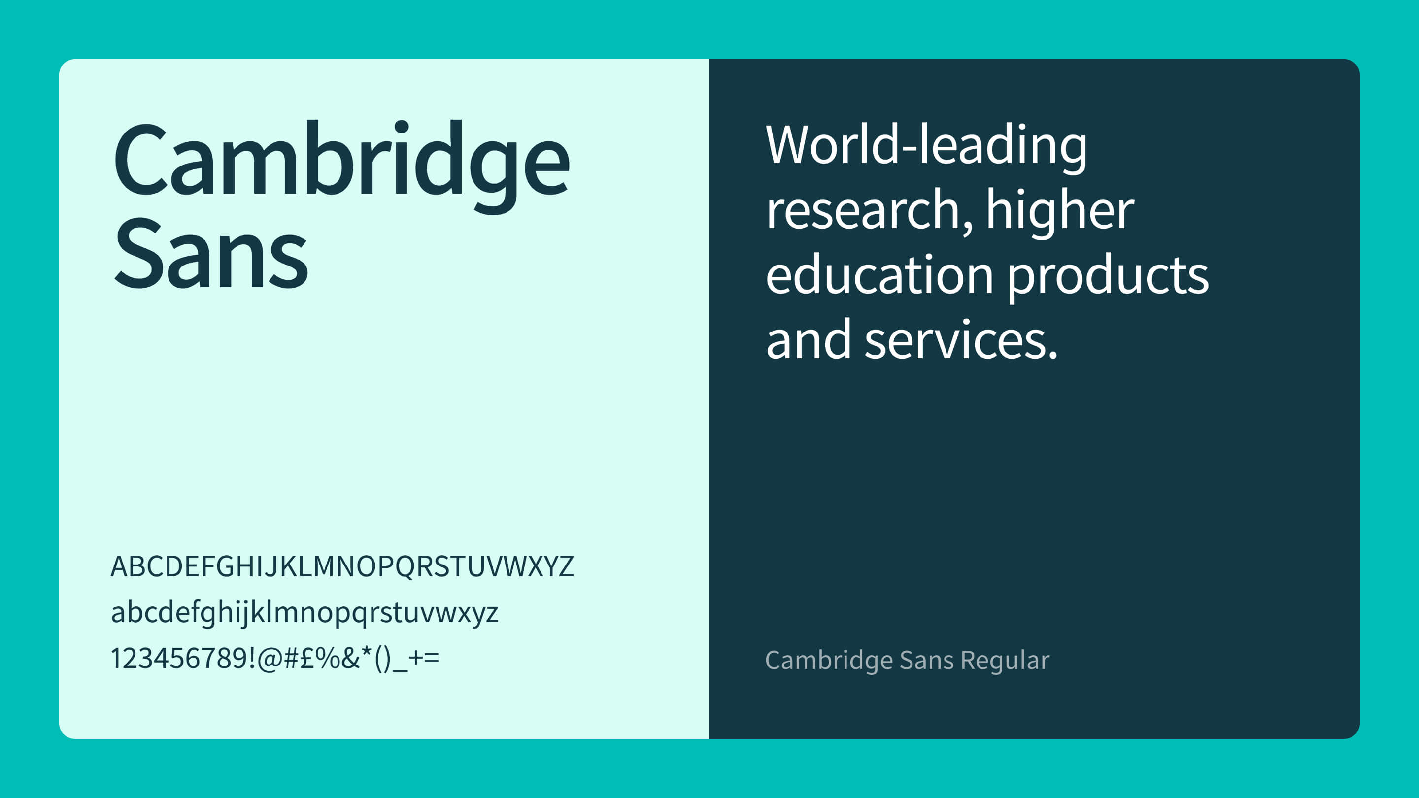 Cambridge University Press & Assessment typography