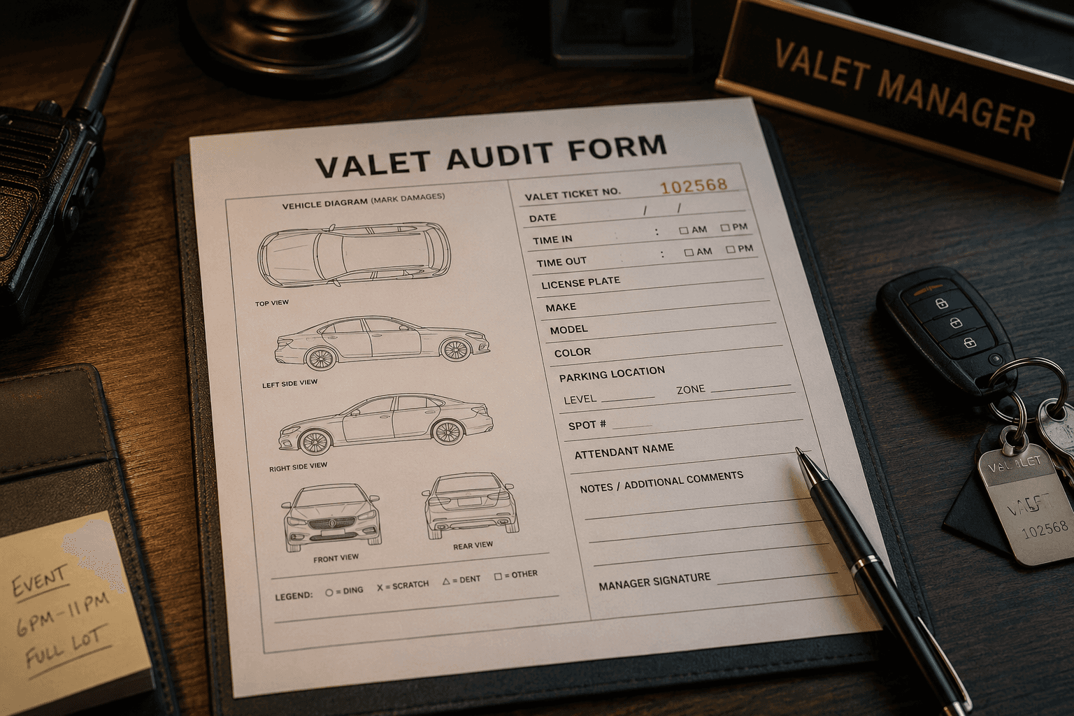 Valet Audit