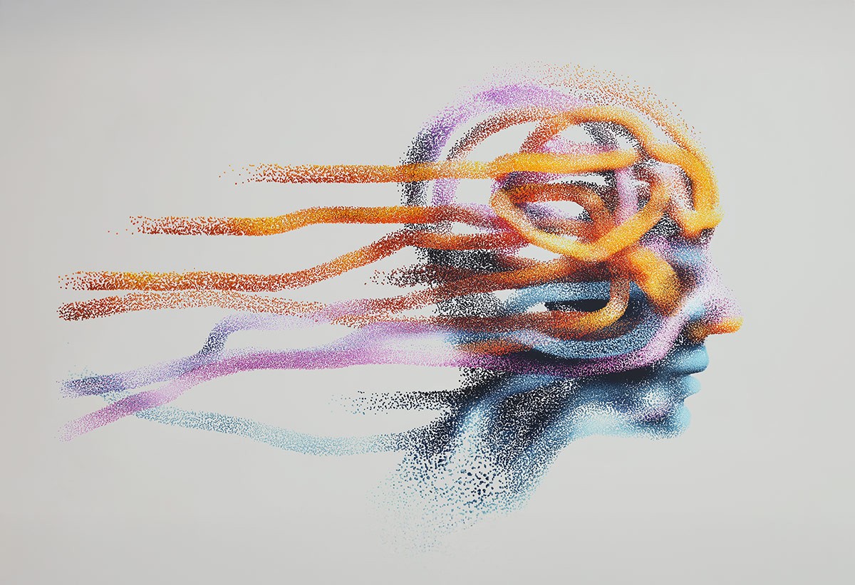 An image depicting how AI boosts individual productivity conceptually represents a confused org chart.