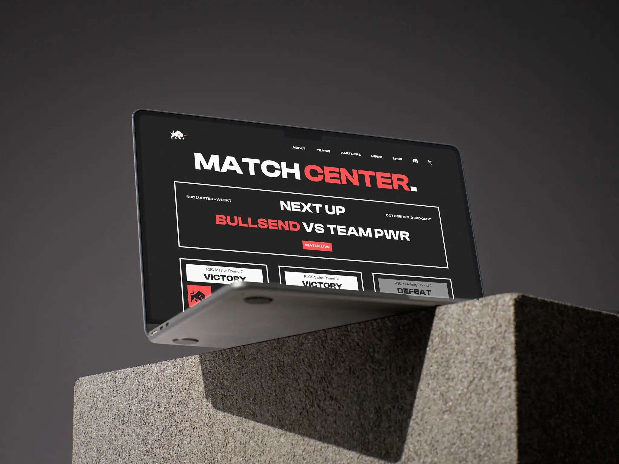 BULLSEND Match Center Mock
