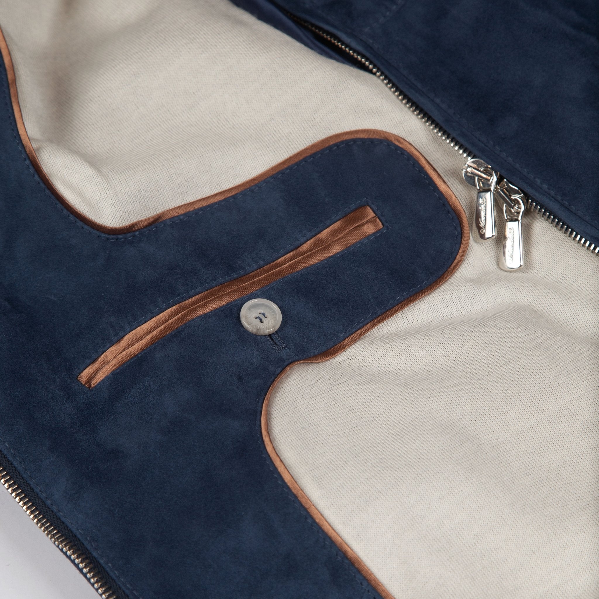 Summer Suede Bomber Jacket - Mandelli UK