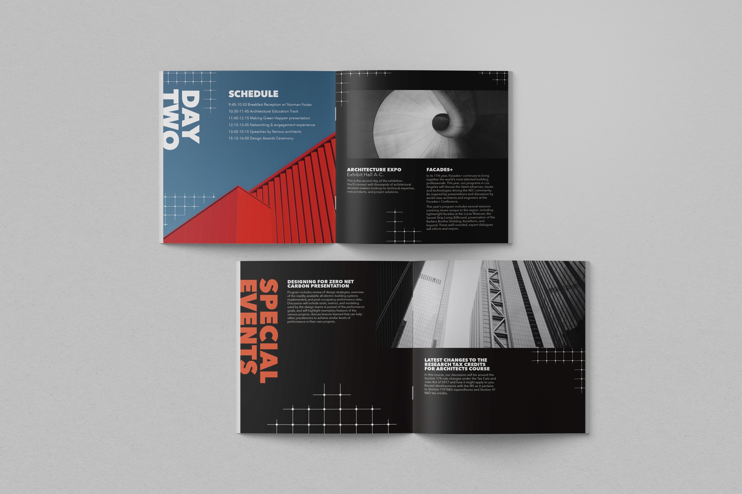 Top view of coffee can mockup with bold black typography on white background