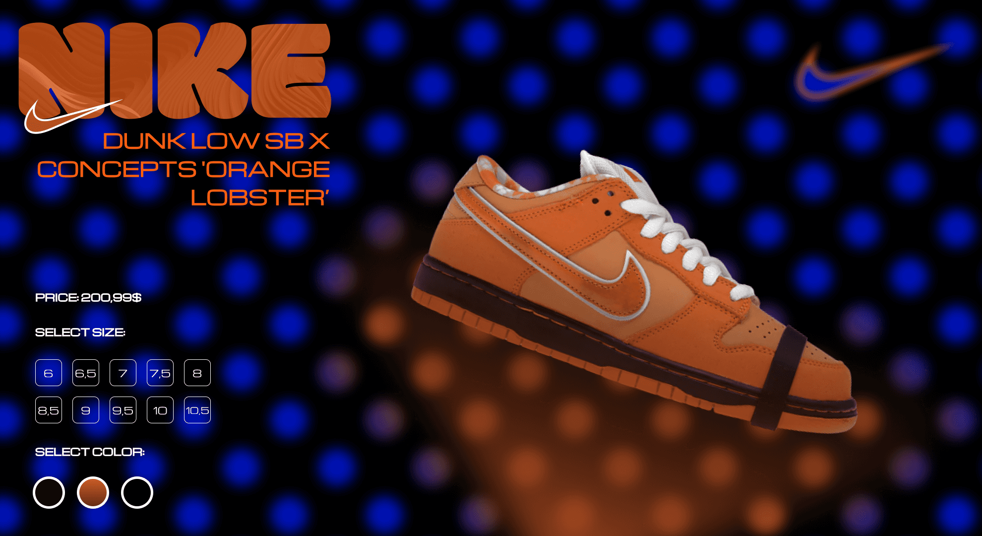 Nike Orange Lobster banner